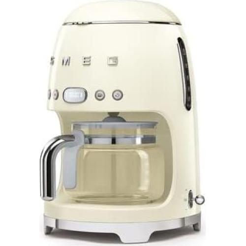 Cafetera de Goteo Smeg DCF12 Retro Crema con Jarra Extra