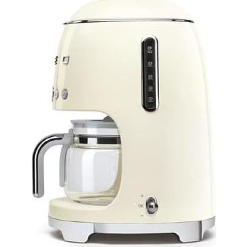 Cafetera de Goteo Smeg DCF12 Retro Crema con Jarra Extra