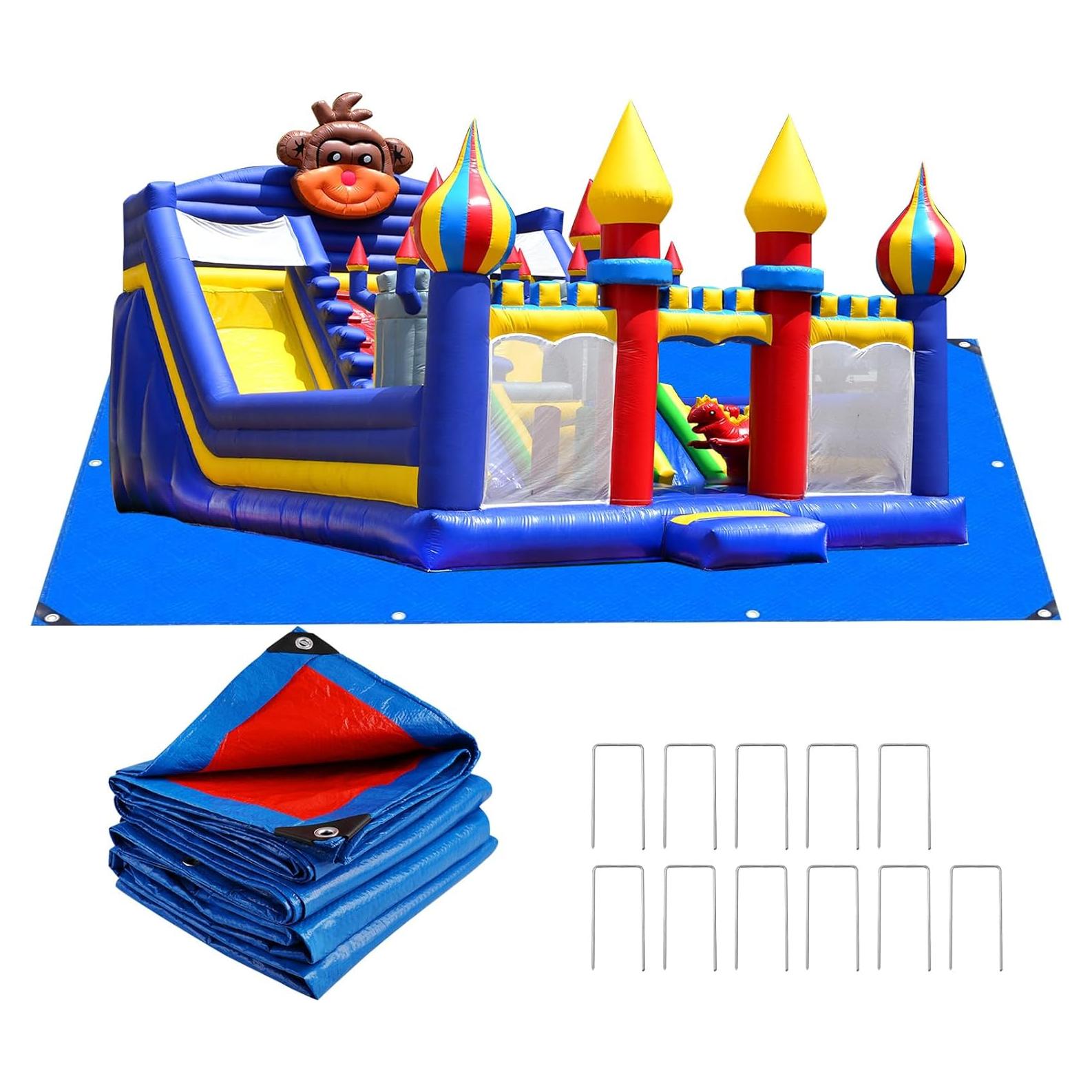 Mat de Rebote Pesado GRETJOB 197x118 cm para Inflables