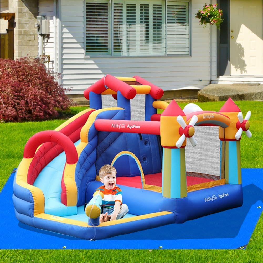 Mat de Rebote Pesado GRETJOB 197x118 cm para Inflables