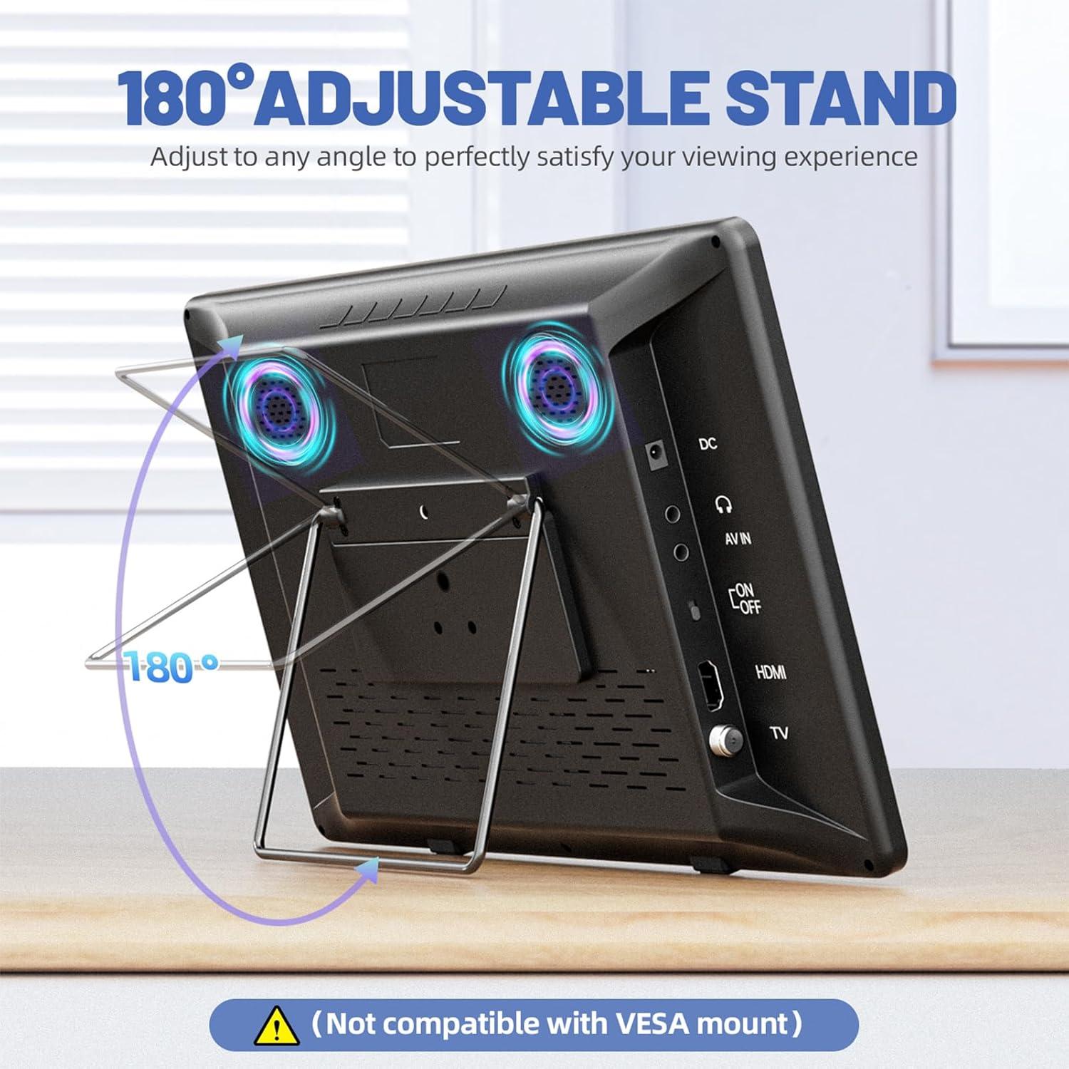 Televisor portátil Erasiny 14" 1080P con sintonizador ATSC