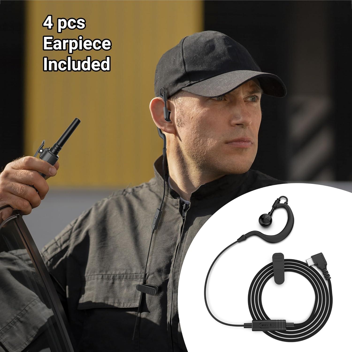 Walkie Talkies KETELESE T3G IP67 Recargables 4 Pack