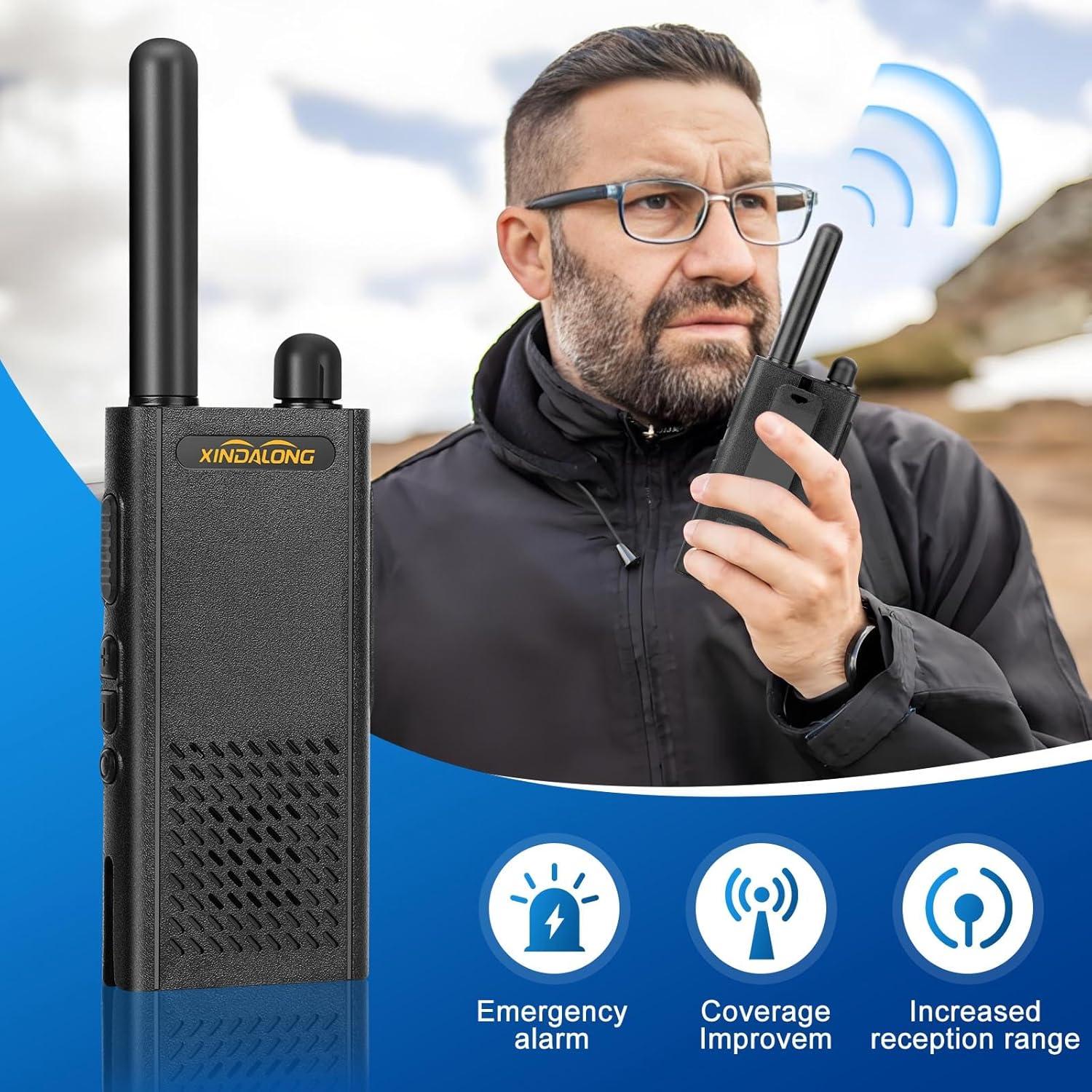 Walkie Talkies Xindalong T26 2-Pack Ultra-Finos 16 Canales