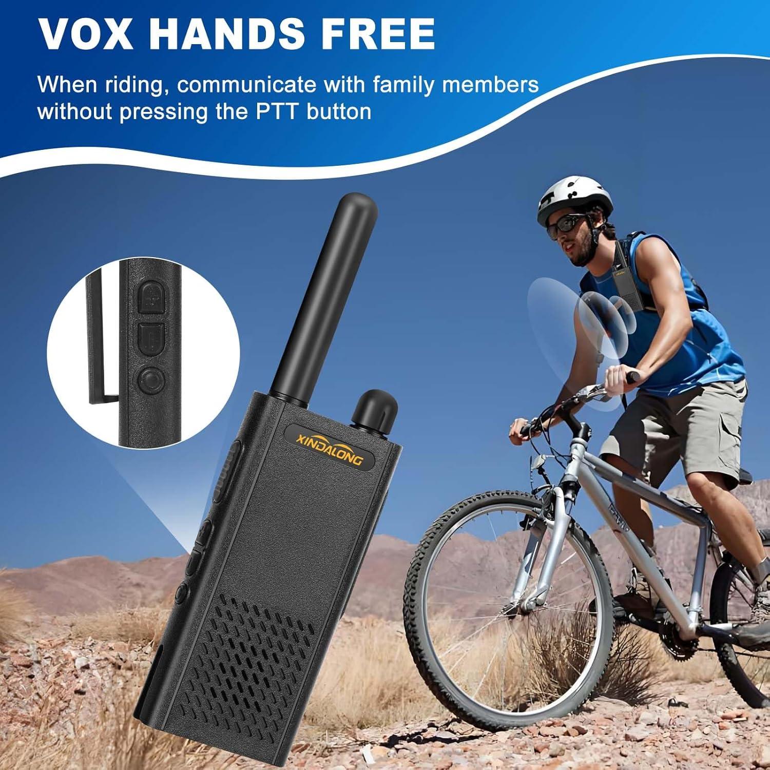 Walkie Talkies Xindalong T26 2-Pack Ultra-Finos 16 Canales