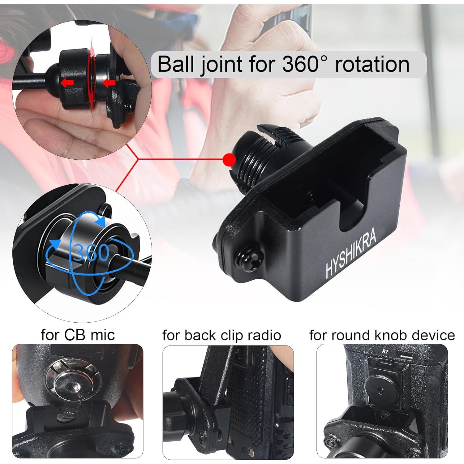 Soporte de Montaje Doble para Radio AC K-5-AA - Metal Antideslizante