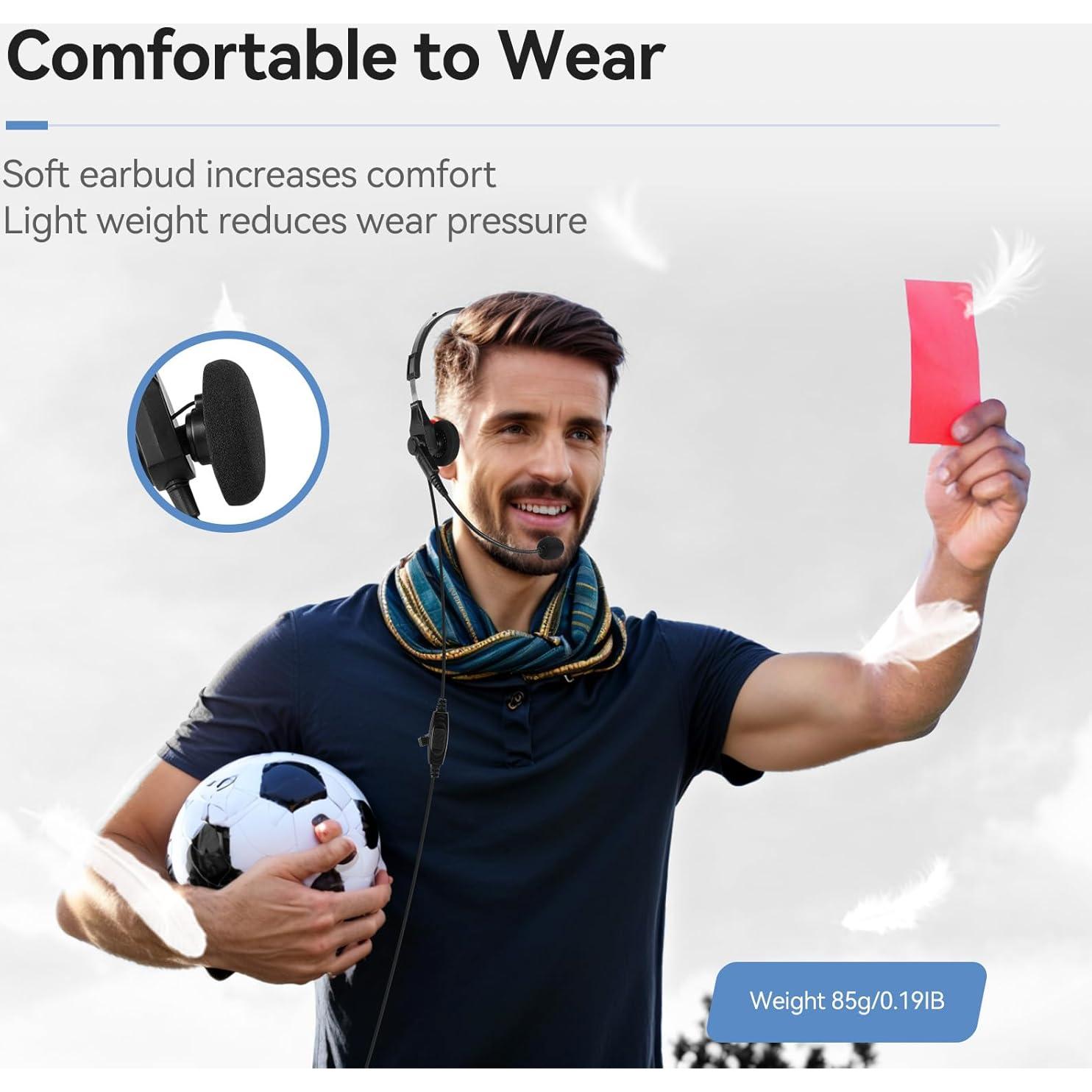 Auricular de Dos Vías Retevis EHK013 con Micrófono y Kevlar