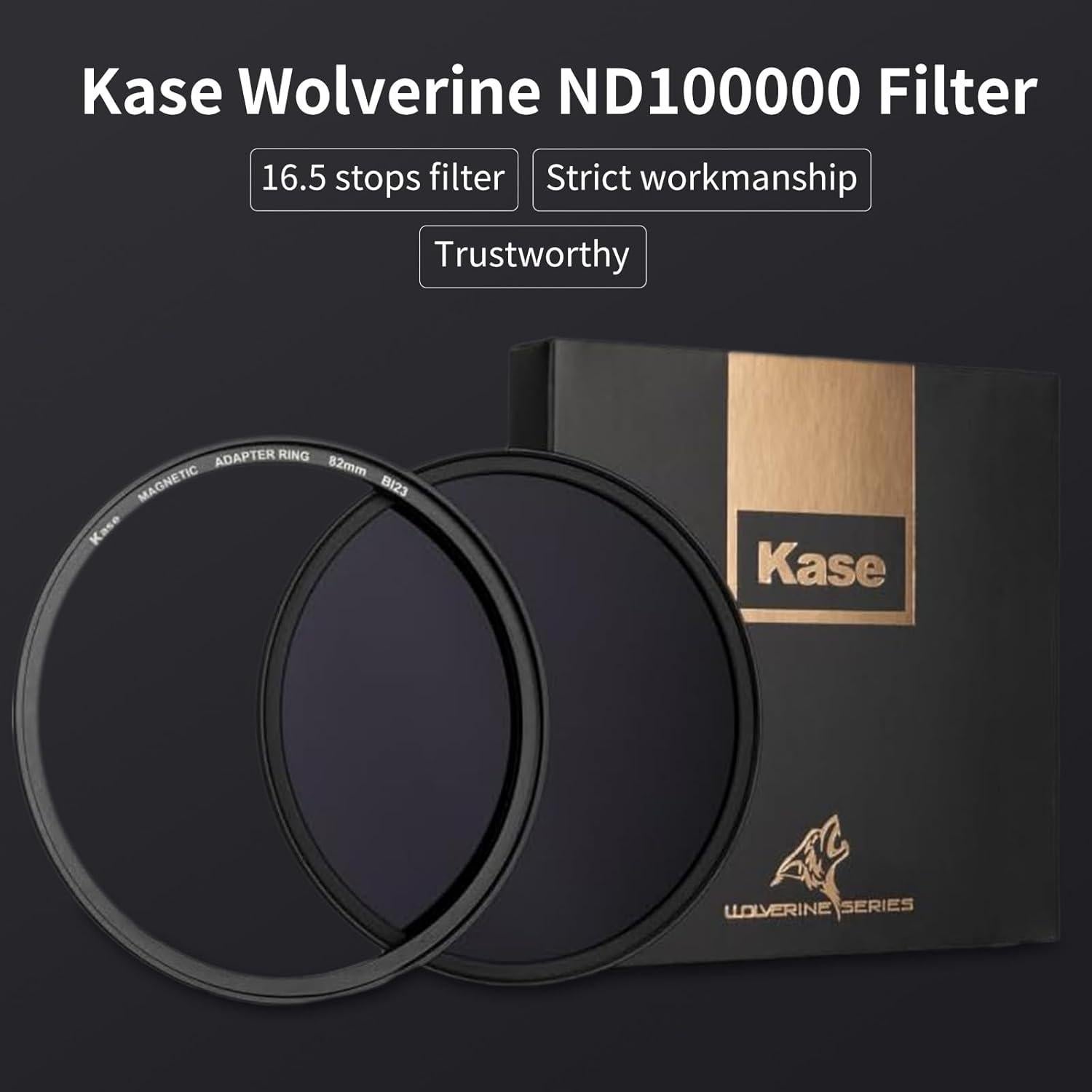 Filtro ND100000 Kase Wolverine 58mm con Adaptador Magnético