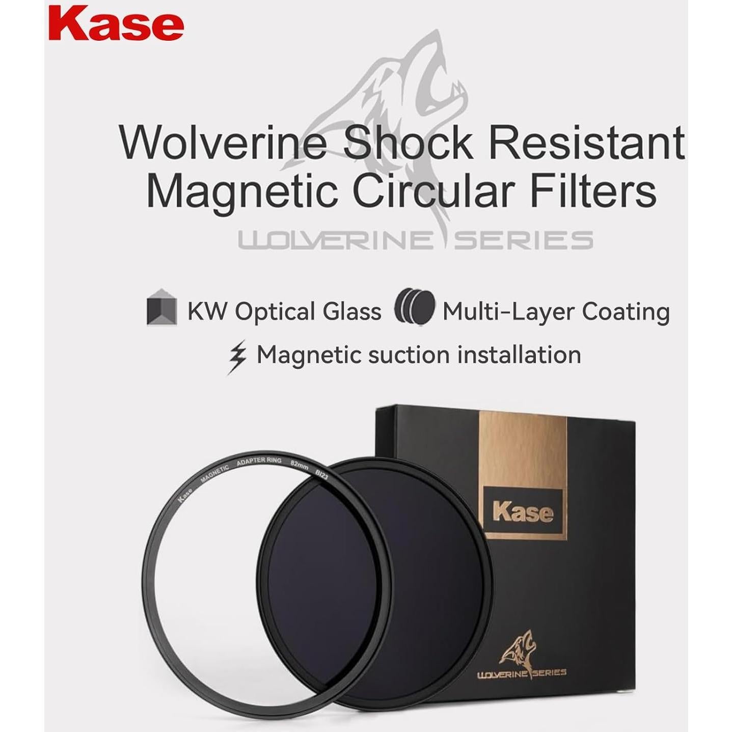 Filtro ND100000 Kase Wolverine 58mm con Adaptador Magnético