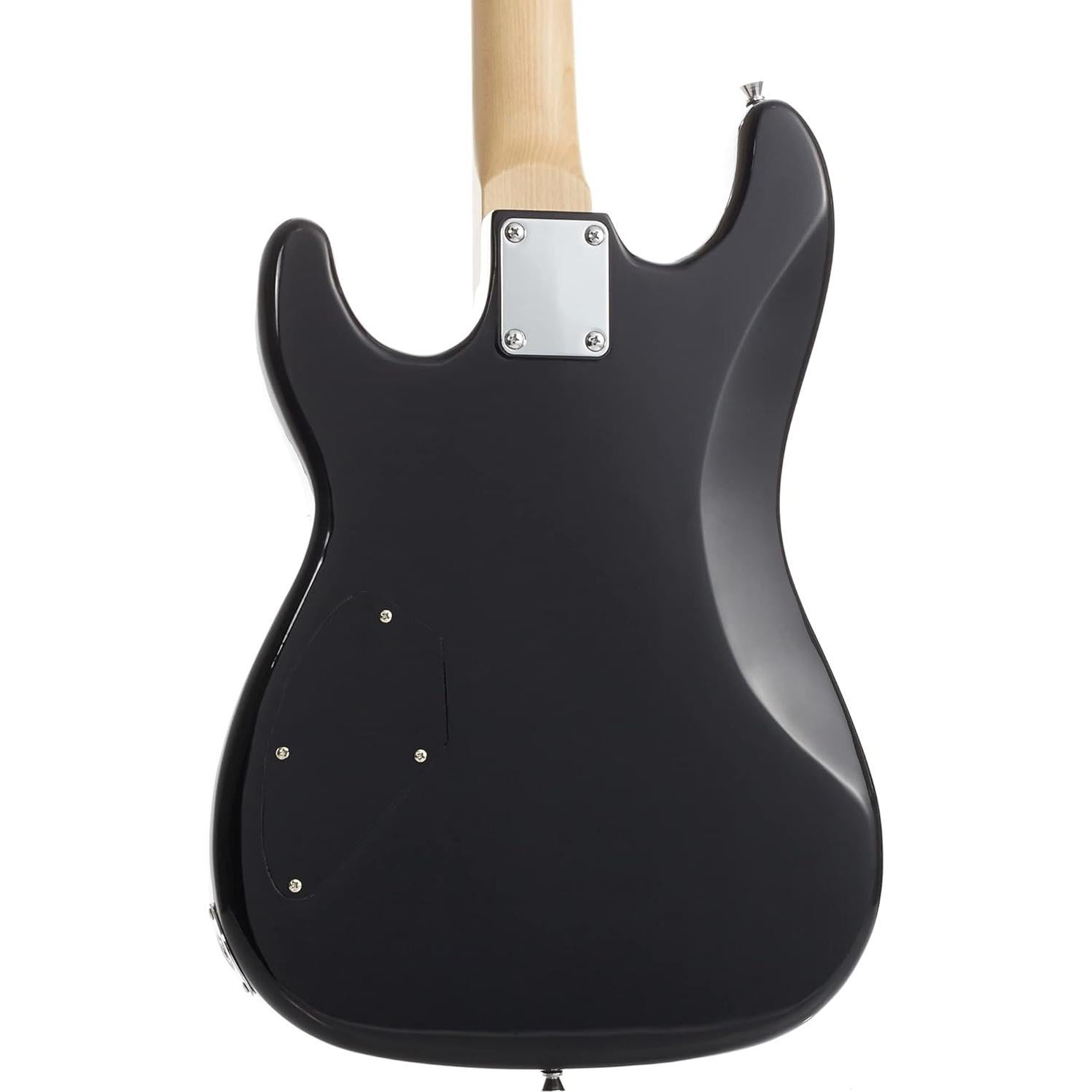 Guitarra Eléctrica Davison 99 cm Completa Negra con Accesorios