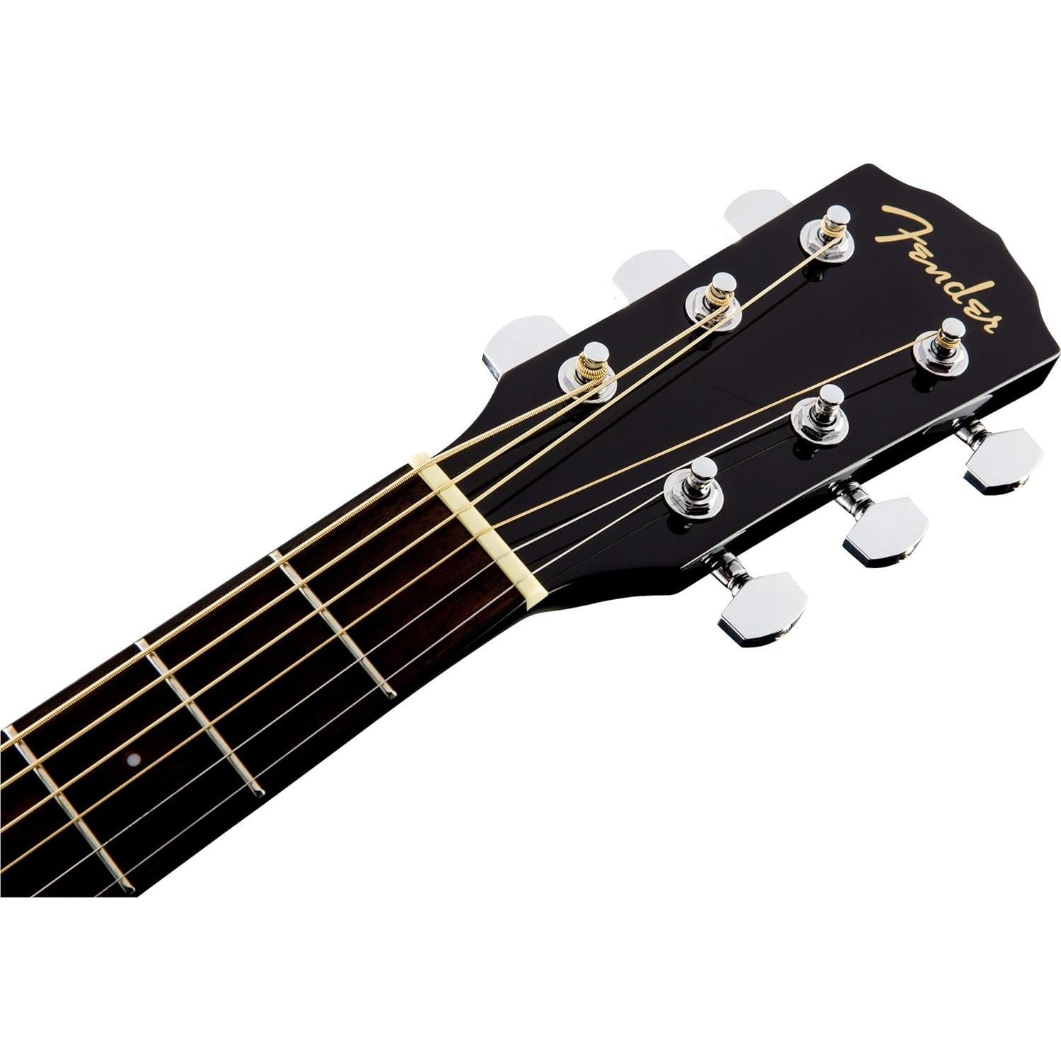 Guitarra Acústica-Eléctrica Fender CD-60SCE Negra con Accesorios