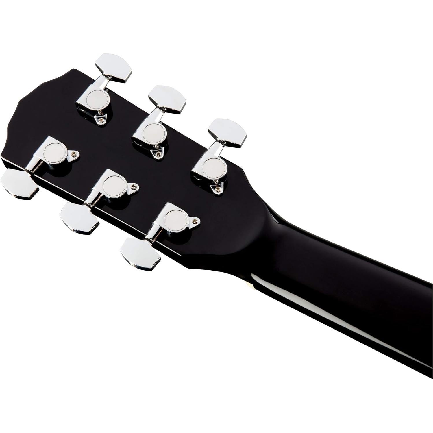 Guitarra Acústica-Eléctrica Fender CD-60SCE Negra con Accesorios