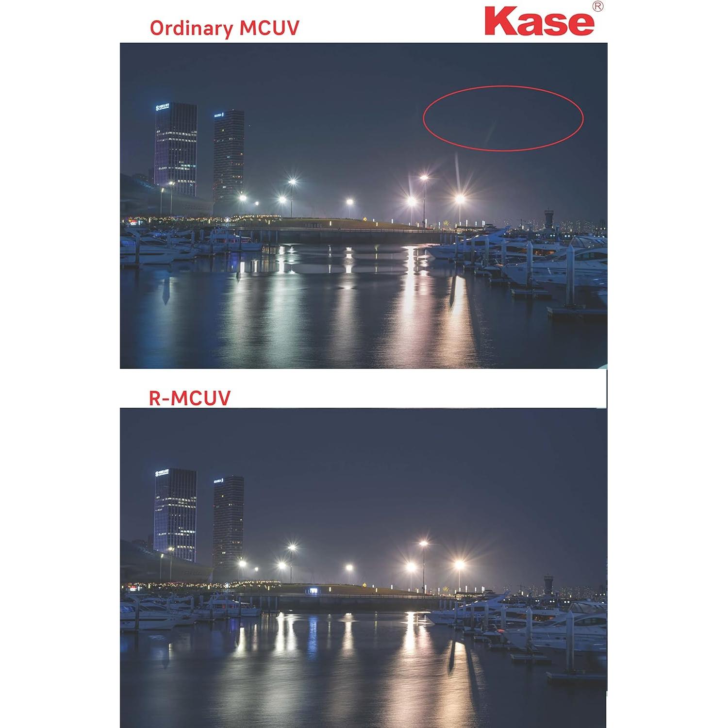 Filtro R-MCUV Magnético Kase 77mm Antigolpes Vidrio Óptico