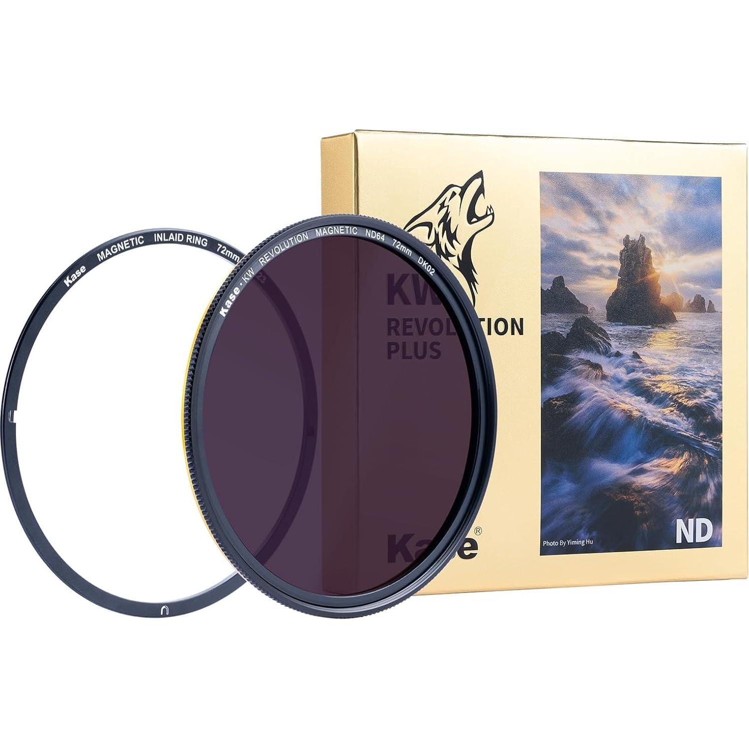 Filtro ND64 magnético Kase 112mm para Nikon Z 14-24mm