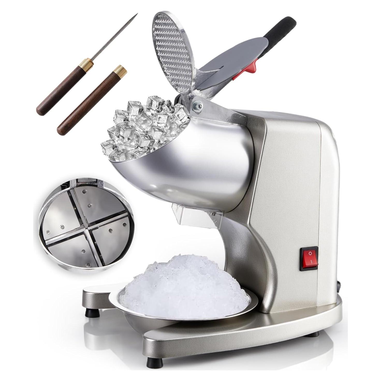 Máquina de Hielo Raspado YODHOSA 300W 130 kg/h Acero Inoxidable