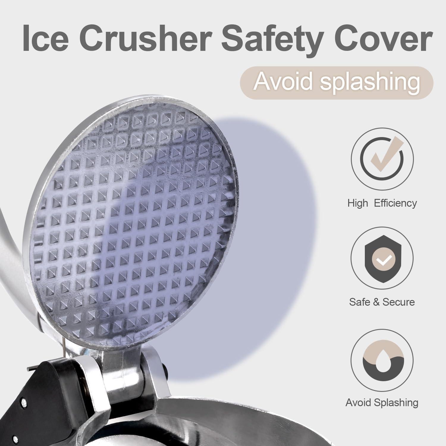 Máquina de Hielo Raspado OKF 380W 130kg/h Acero Inoxidable Rojo