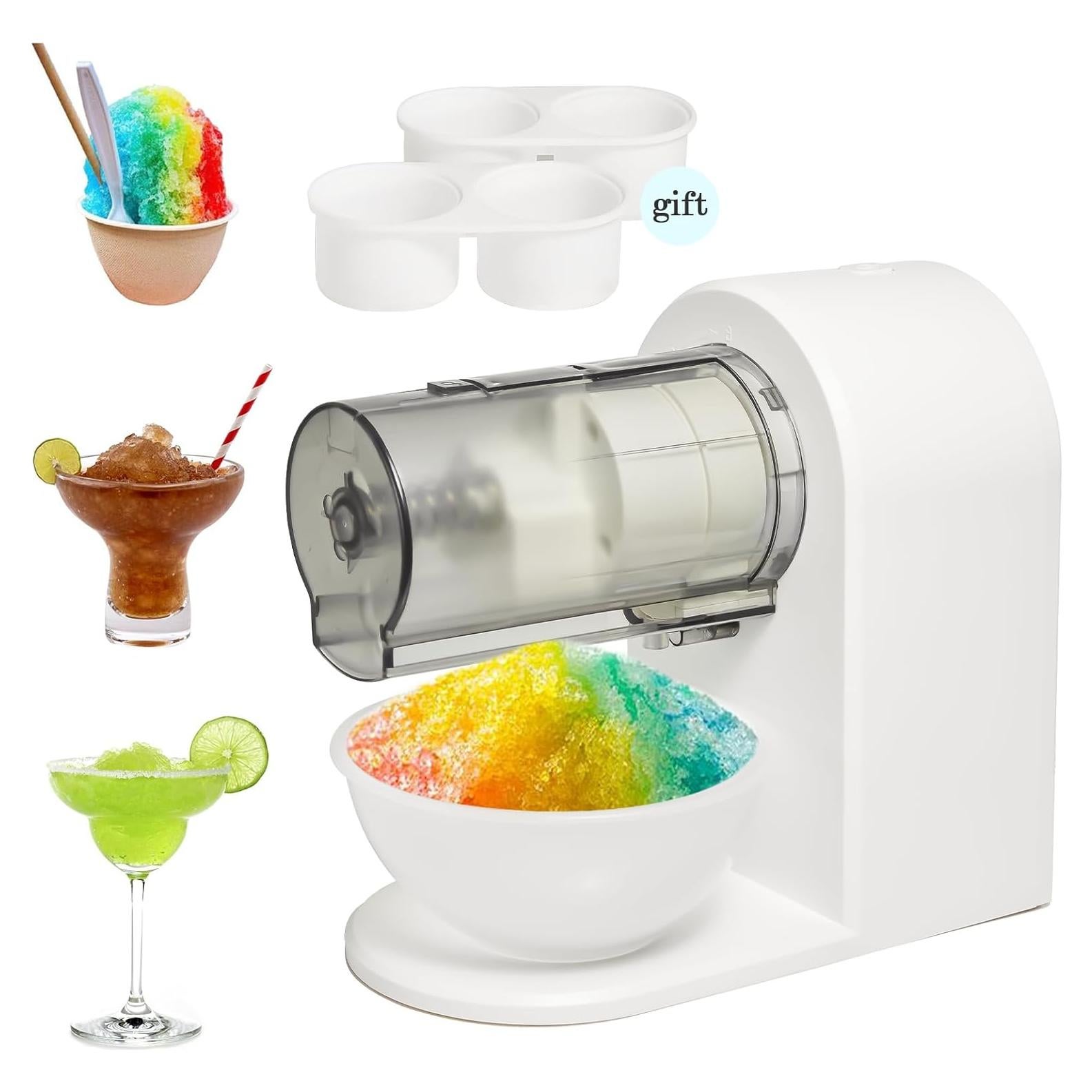 Máquina de Hielo Raspado Eléctrica Mokero VC10X con 2 Moldes