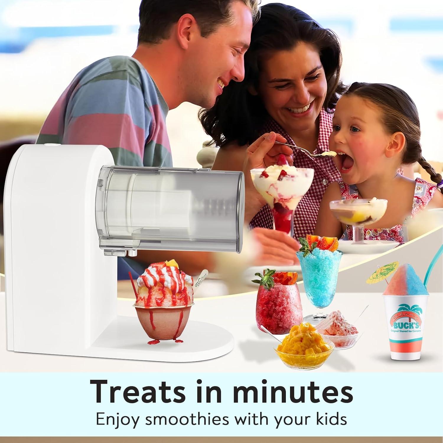 Máquina de Hielo Raspado Eléctrica Mokero VC10X con 2 Moldes