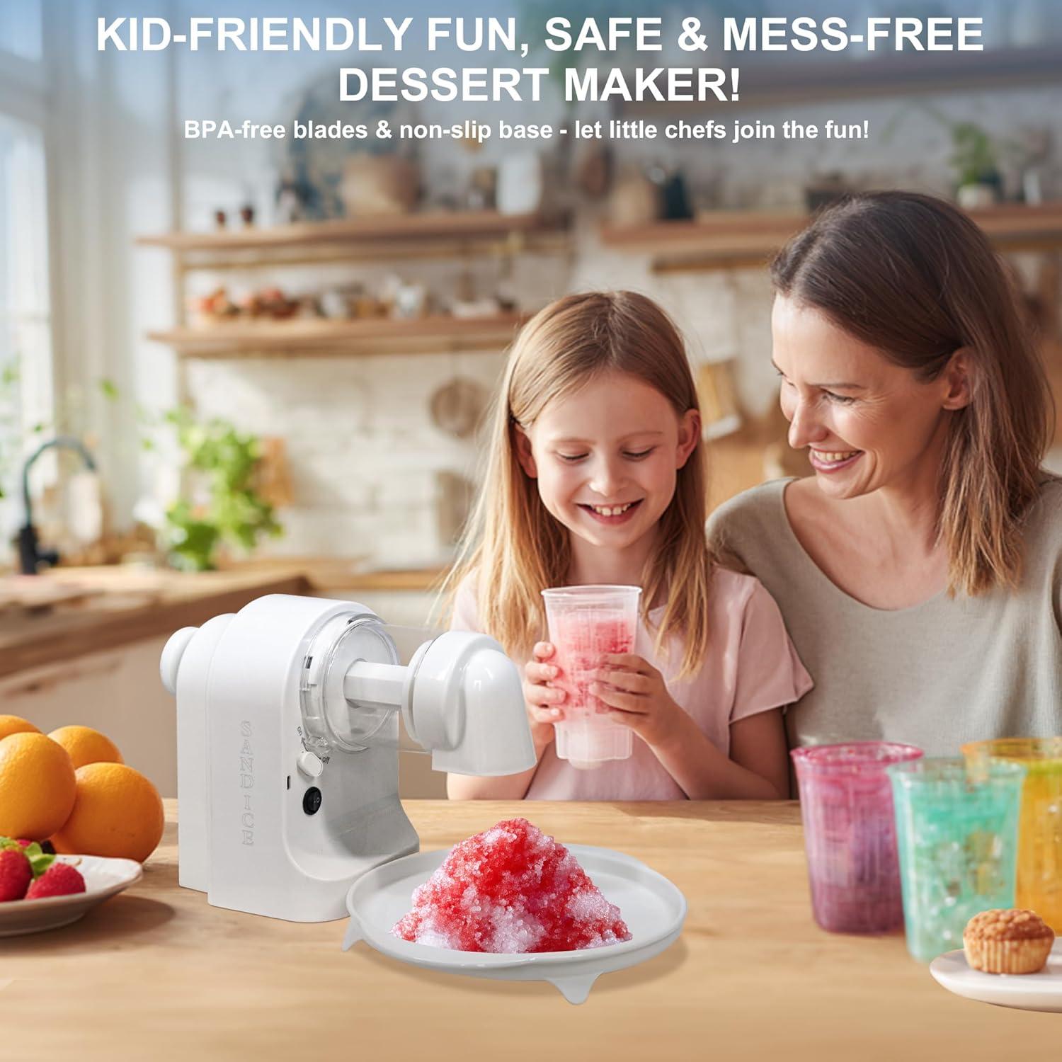 Máquina de Conos de Nieve Pratello IM0001 Eléctrica Portátil