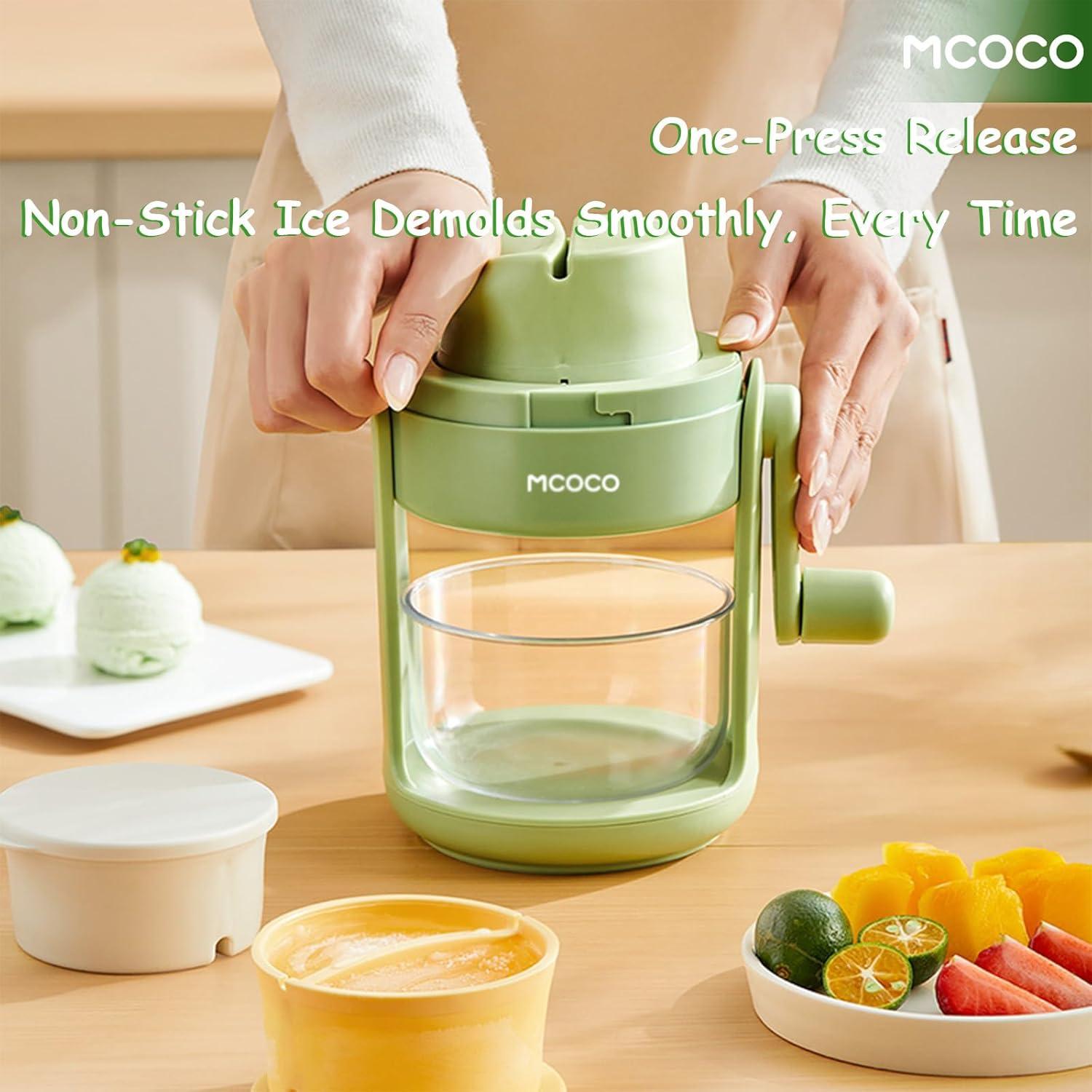 Trituradora de Hielo MCOCO Verde 0.75 kg con Tazón y Molde