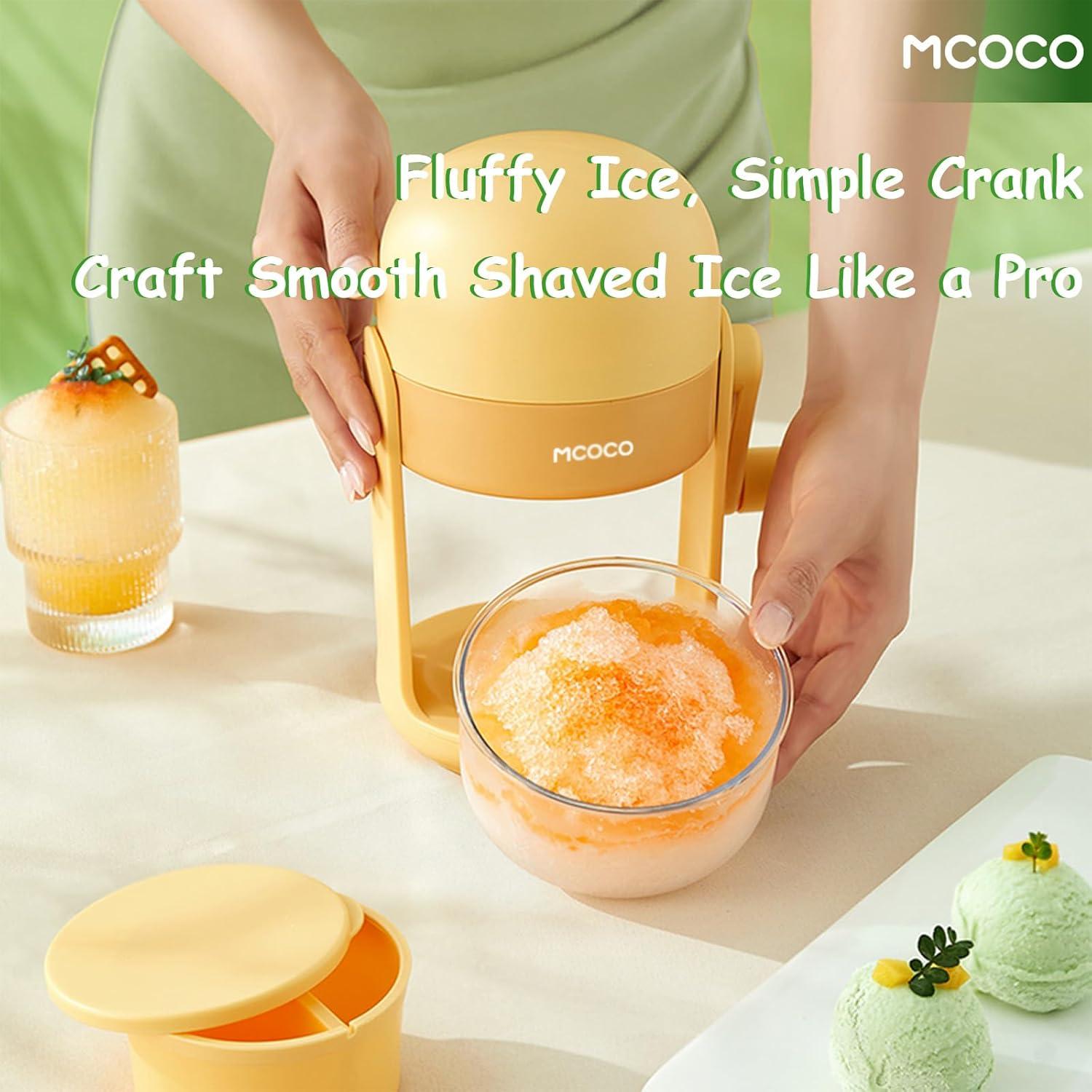 Trituradora de Hielo MCOCO Verde 0.75 kg con Tazón y Molde