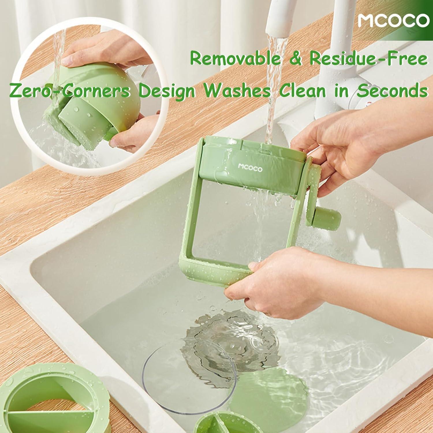 Trituradora de Hielo MCOCO Verde 0.75 kg con Tazón y Molde