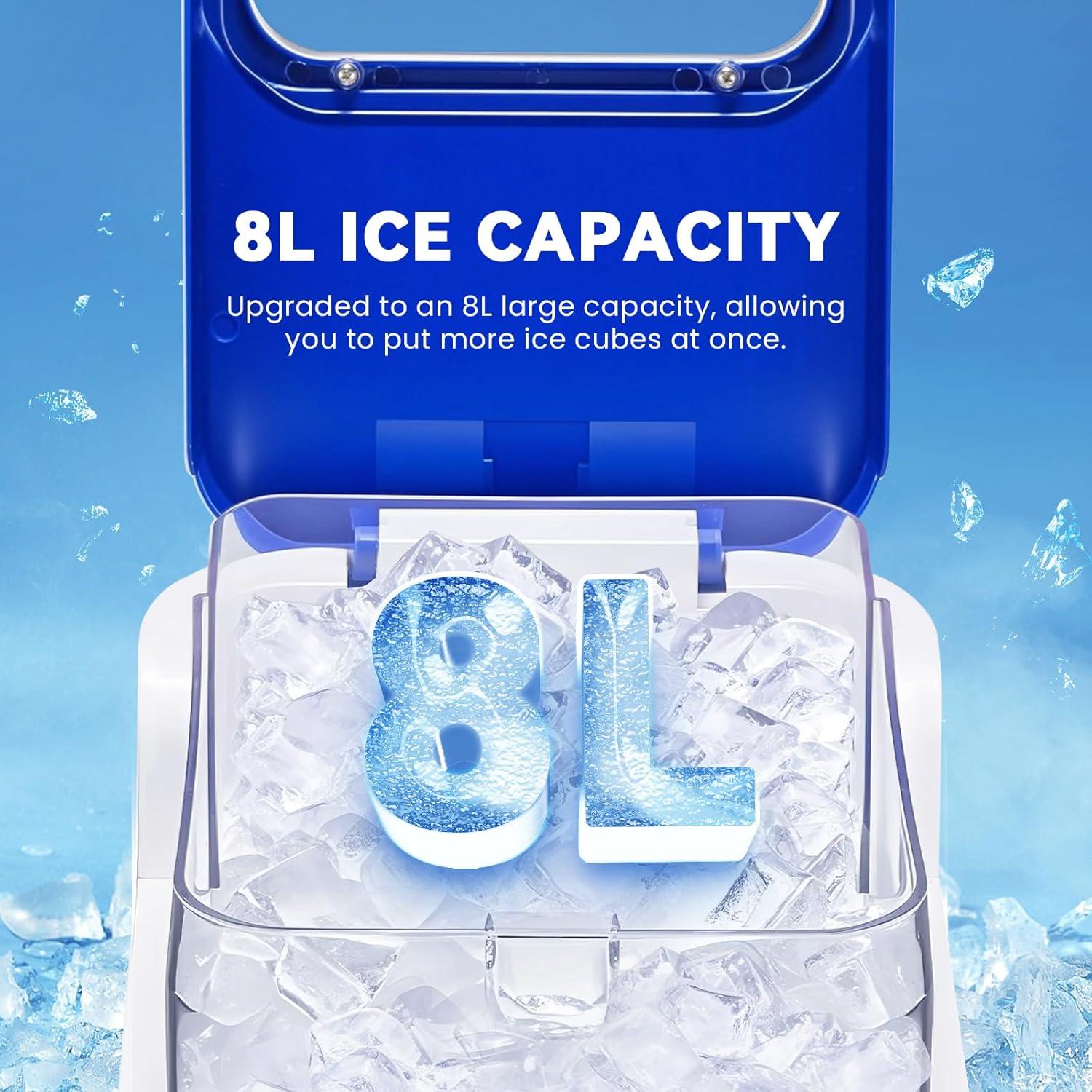 Trituradora de Hielo Eléctrica NEWTRY 8L 250W Ajustable