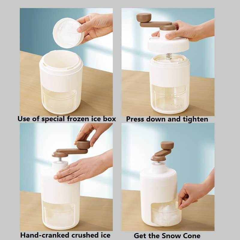 Máquina de Hielo Raspado Shoxil Manual con Moldes de Hielo