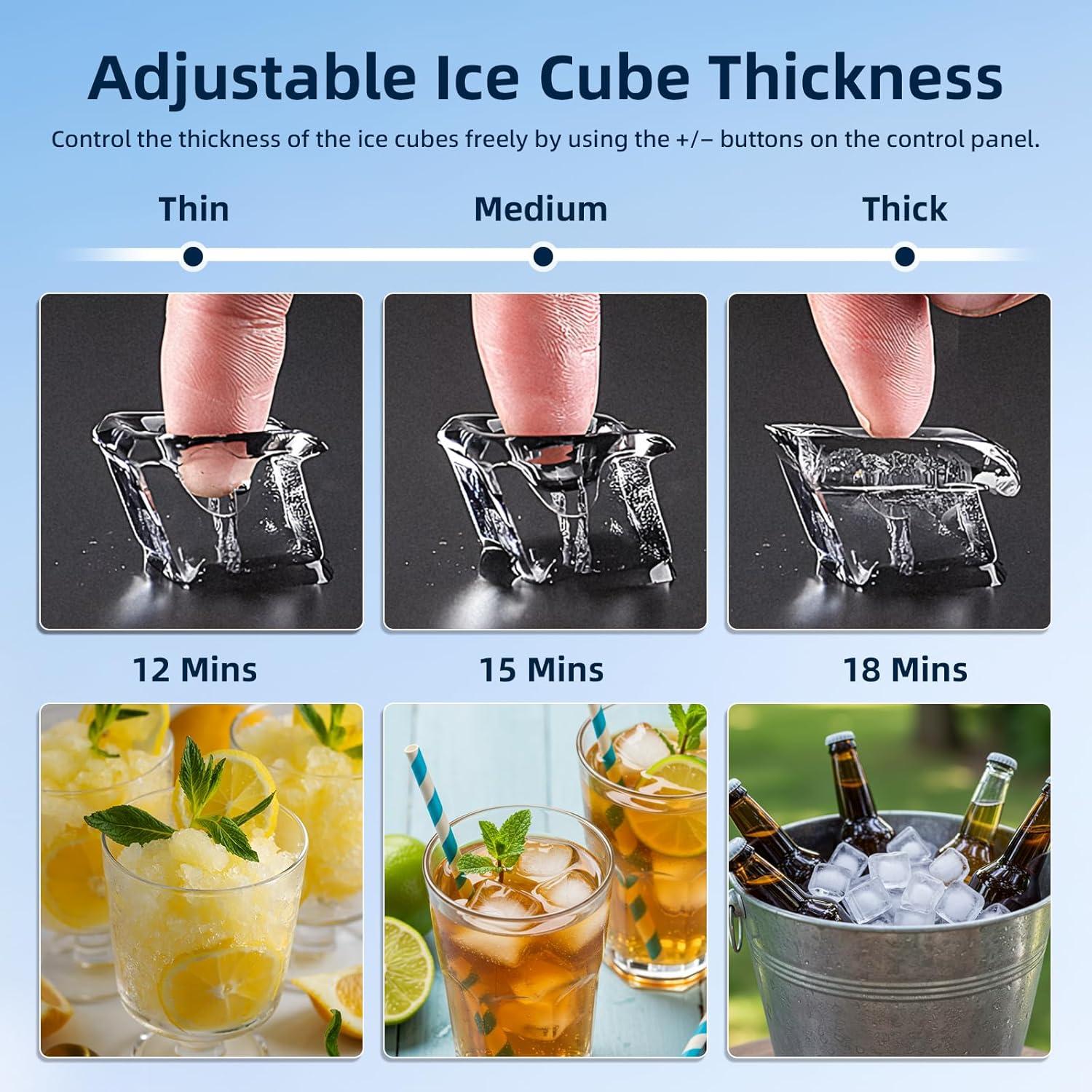 Máquina de Hielo Comercial Antarctic Star 36Kg/24H Autolimpiante