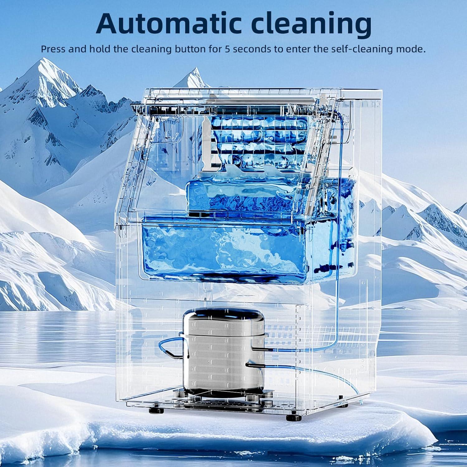 Máquina de Hielo Comercial Antarctic Star 36Kg/24H Autolimpiante