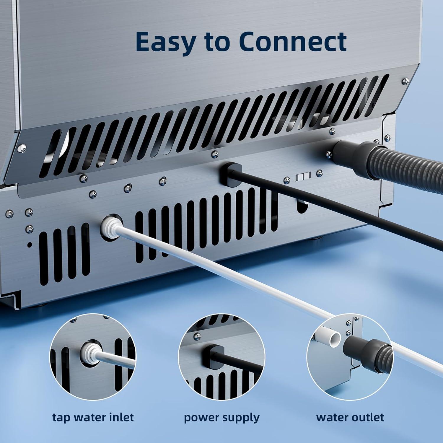 Máquina de Hielo Comercial Antarctic Star 36Kg/24H Autolimpiante