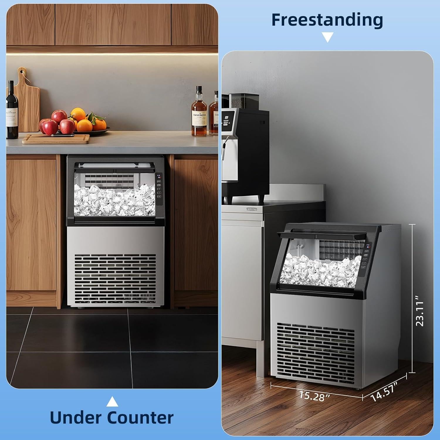 Máquina de Hielo Comercial Antarctic Star 36Kg/24H Autolimpiante