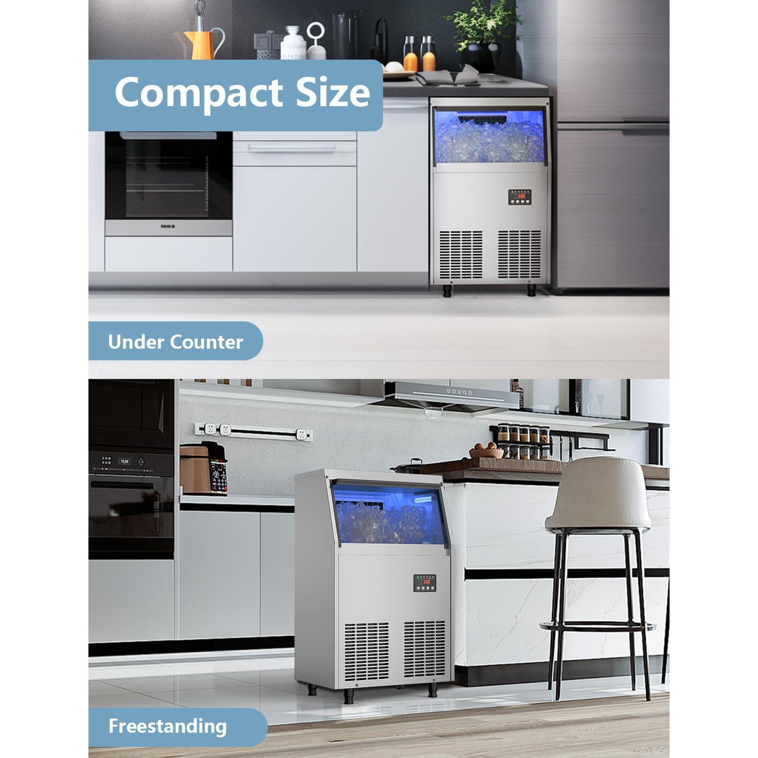 Máquina de Hielo Coolski IM-150 68KG/24H Acero Inoxidable