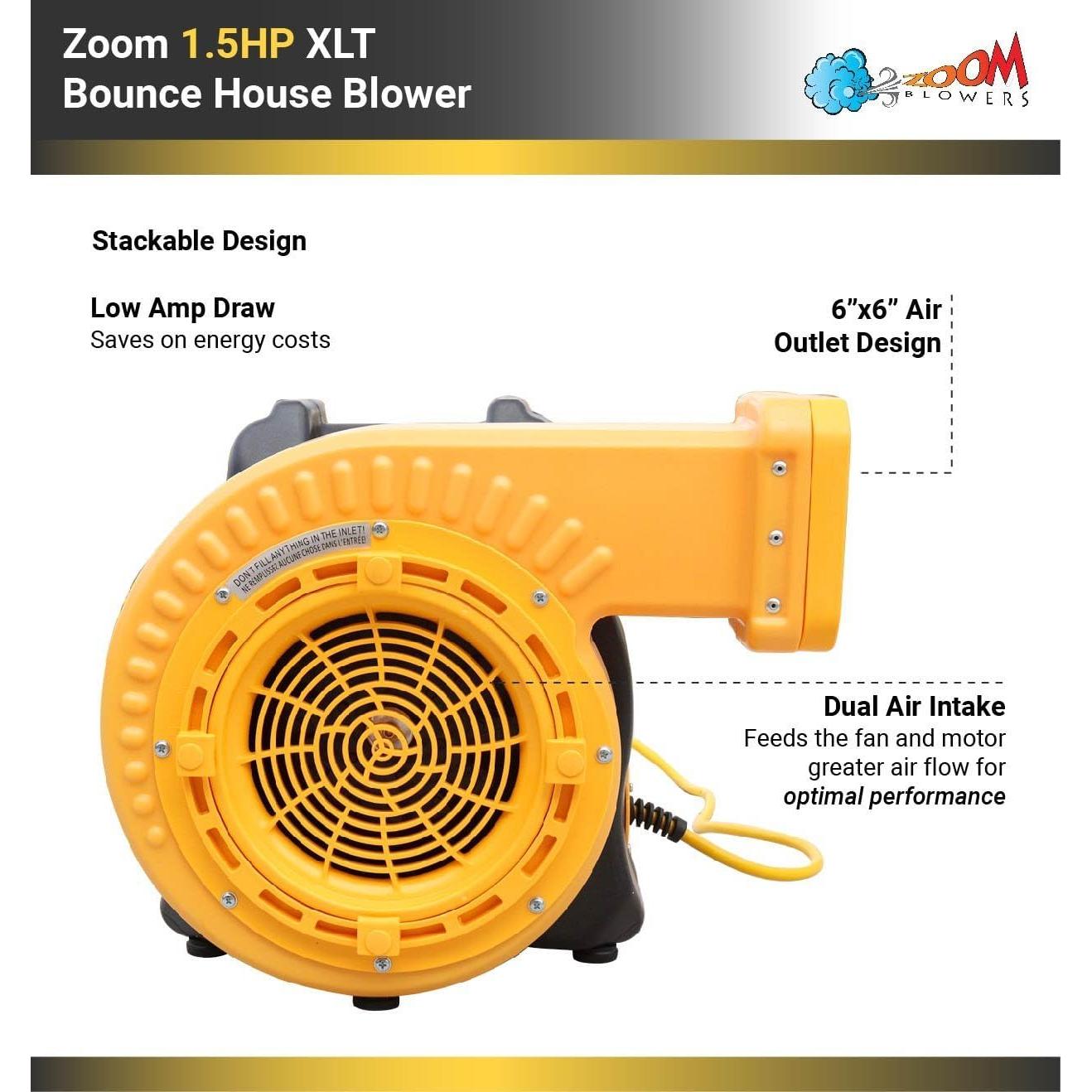 Soplador Inflable Zoom XLT 1.5 HP Eléctrico 850W PVC