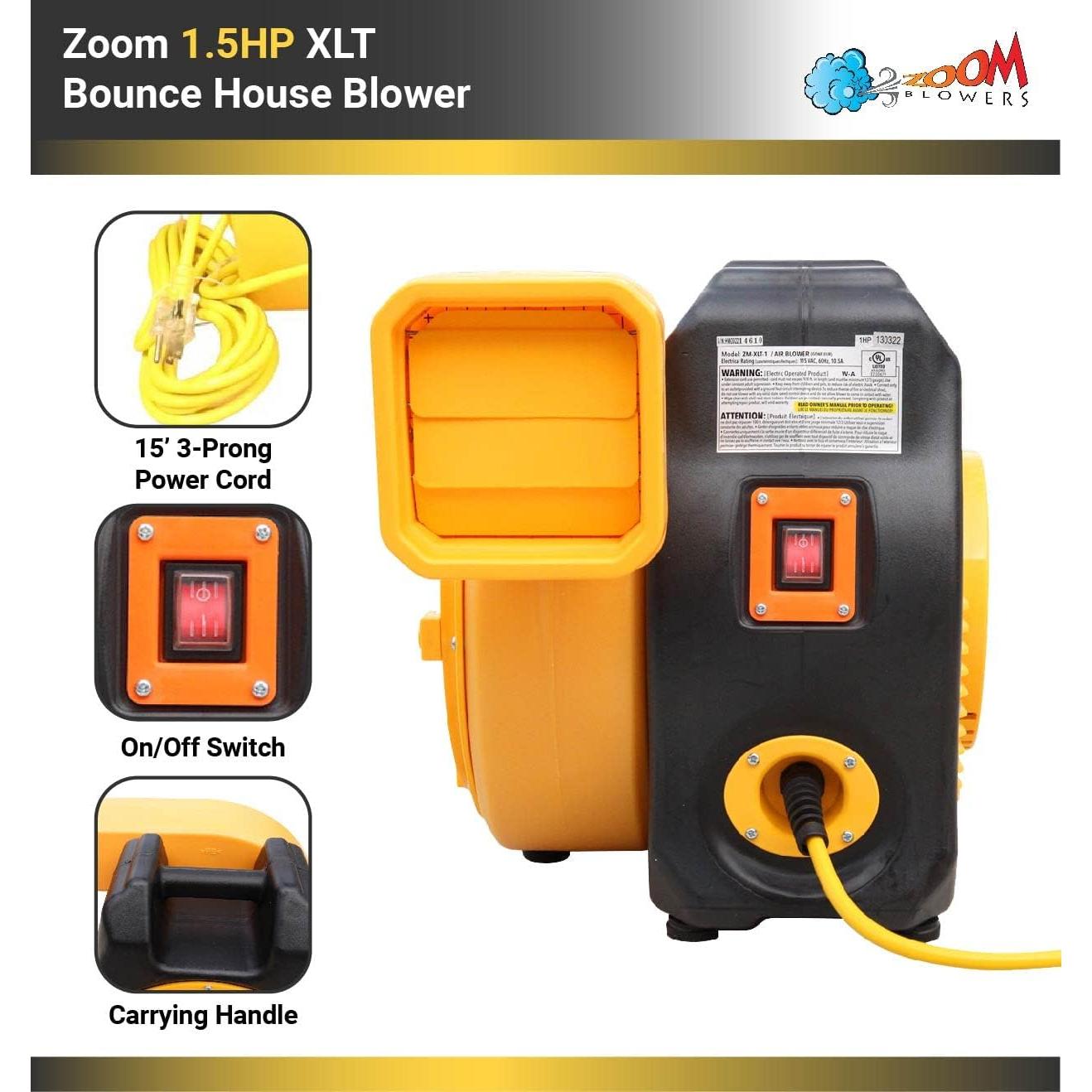 Soplador Inflable Zoom XLT 1.5 HP Eléctrico 850W PVC