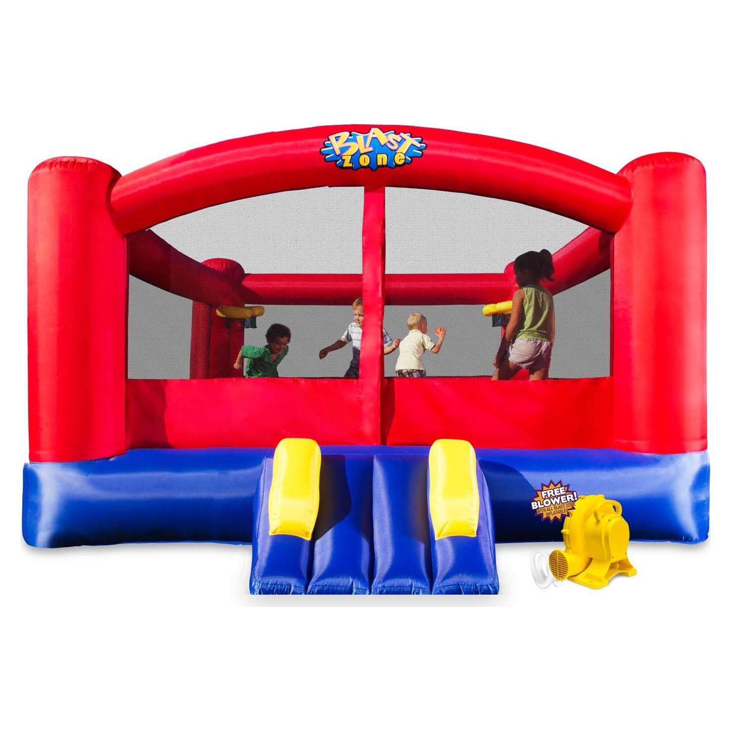 Casa Inflable Doble Juego Blast Zone - 4.57x3.66m - 6 Niños
