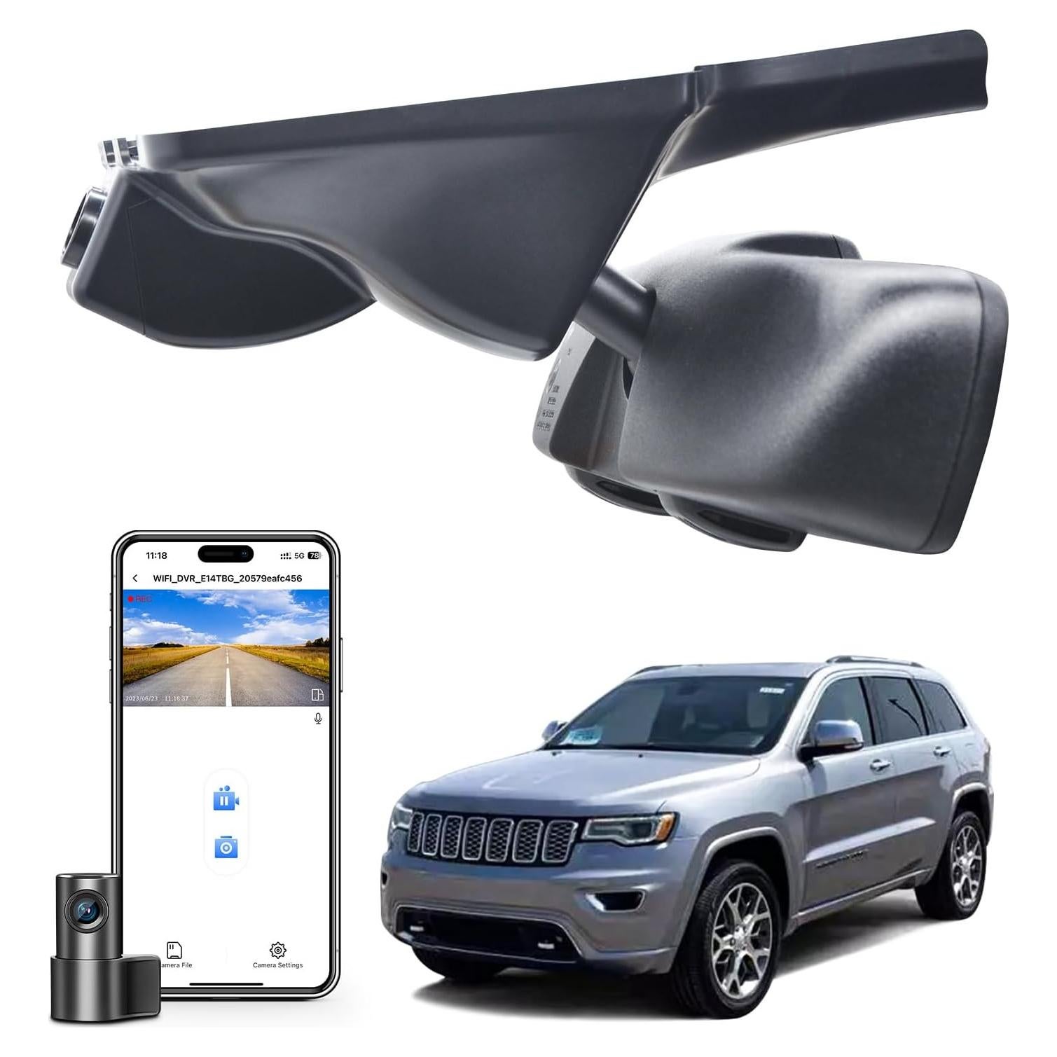 Cámara Dash 4K Mangoal para Jeep Grand Cherokee 2016-2021