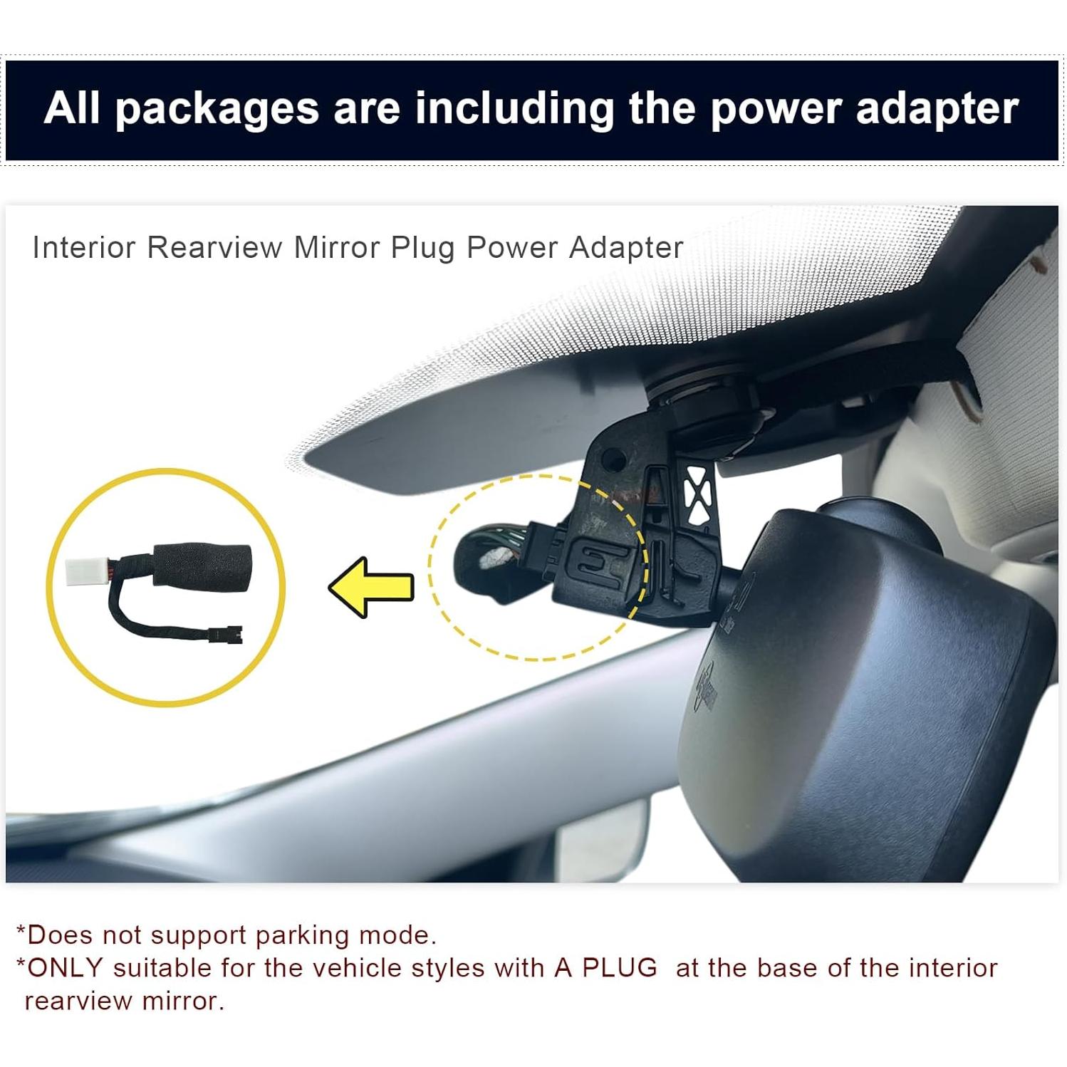 Cámara Dash 4K Delantera y 1080P Trasera Mangoal para RAM 1500 2019-2024