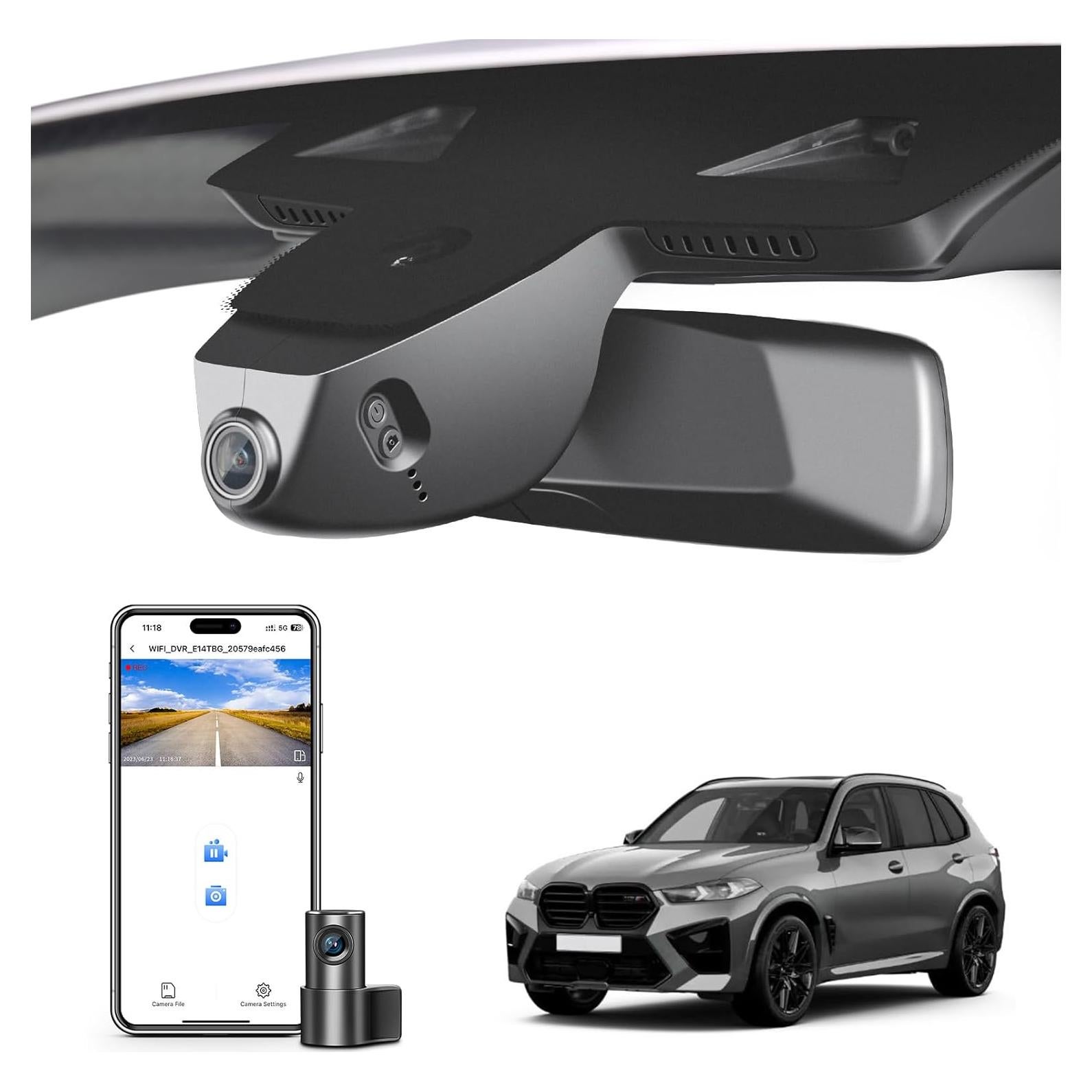 Cámara Dash 4K Mangoal para BMW X5 Gen4 G05 F95 2019-2023