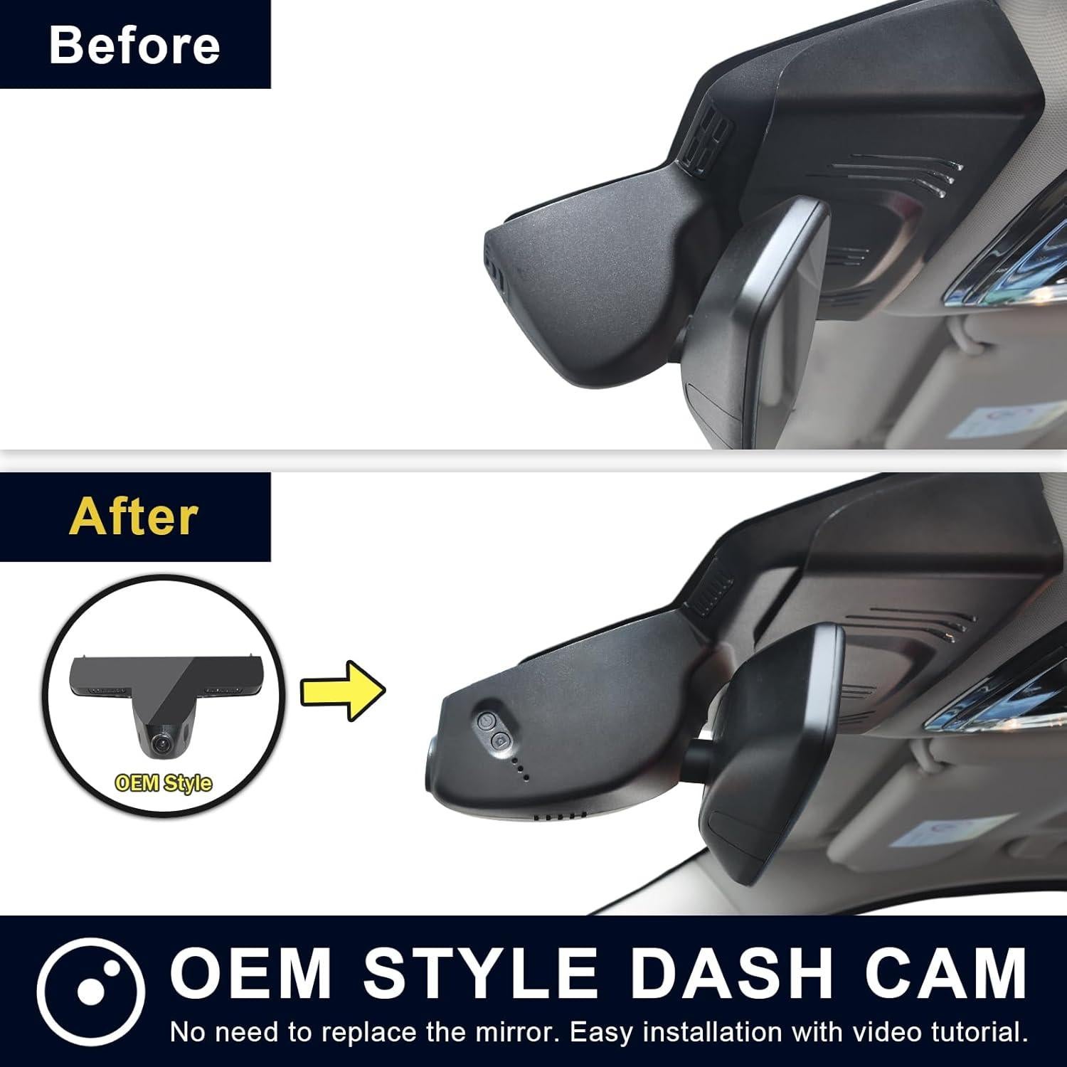 Cámara Dash 4K Mangoal para BMW X5 Gen4 G05 F95 2019-2023