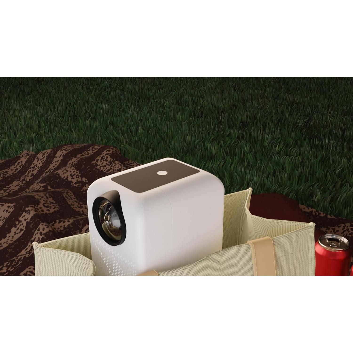 Proyector HP CC180 Portátil HD 720P con Roku y Pantalla 84"