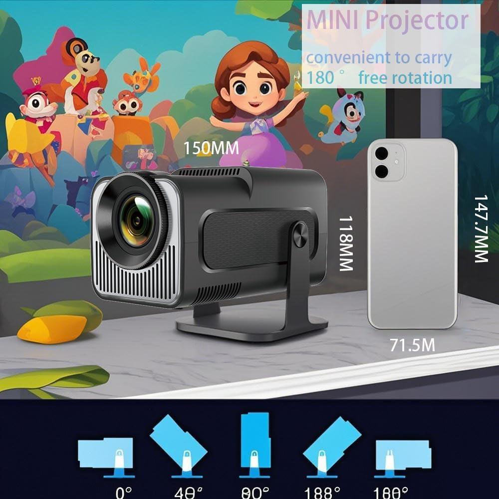 Mini Proyector Genérico 4K Android 11 WiFi Bluetooth 200 LM