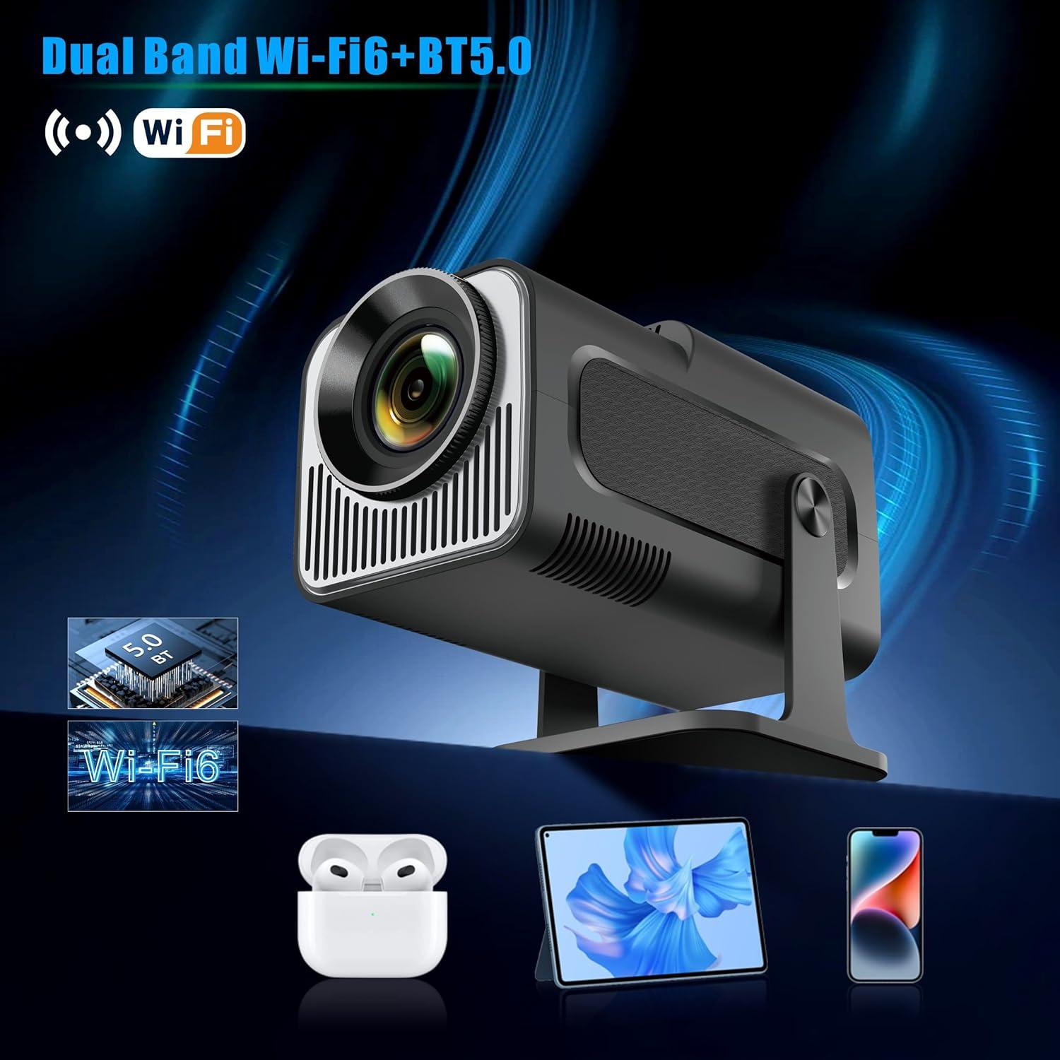 Mini Proyector Genérico 4K Android 11 WiFi Bluetooth 200 LM