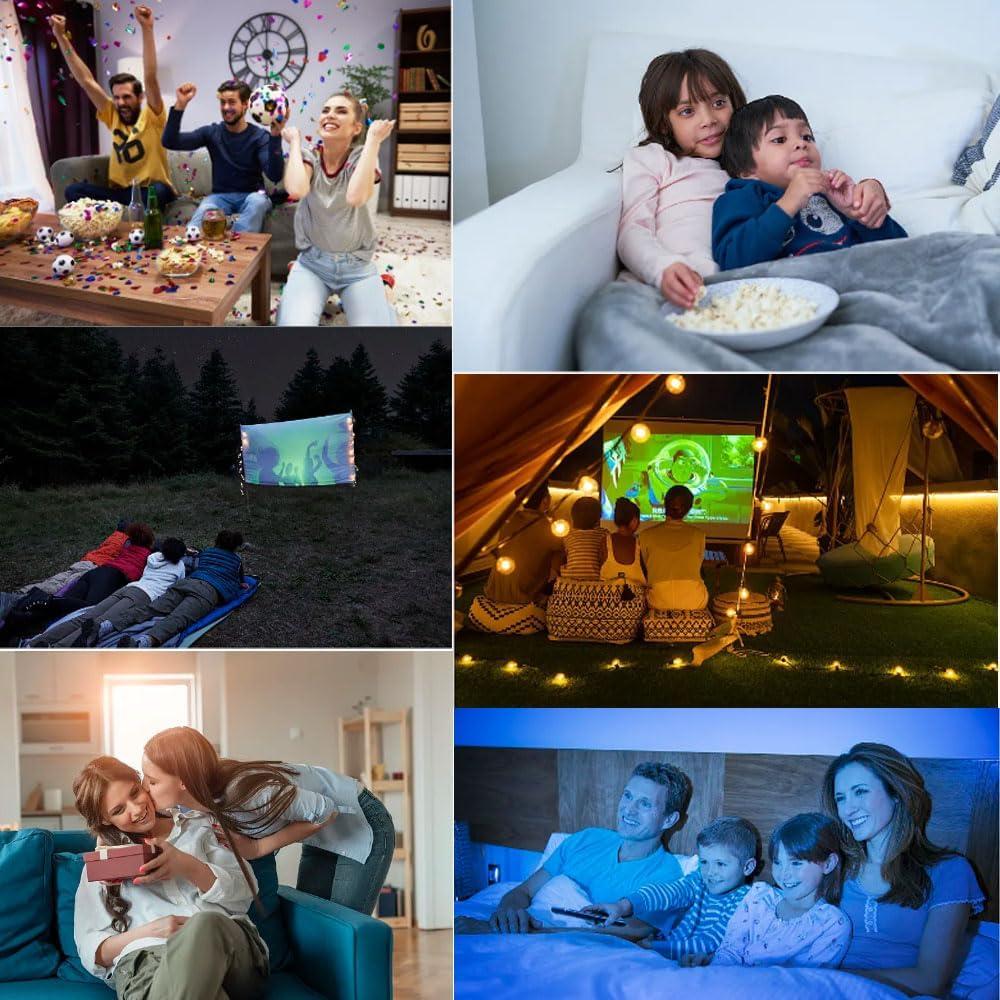 Mini Proyector Genérico 4K Android 11 WiFi Bluetooth 200 LM