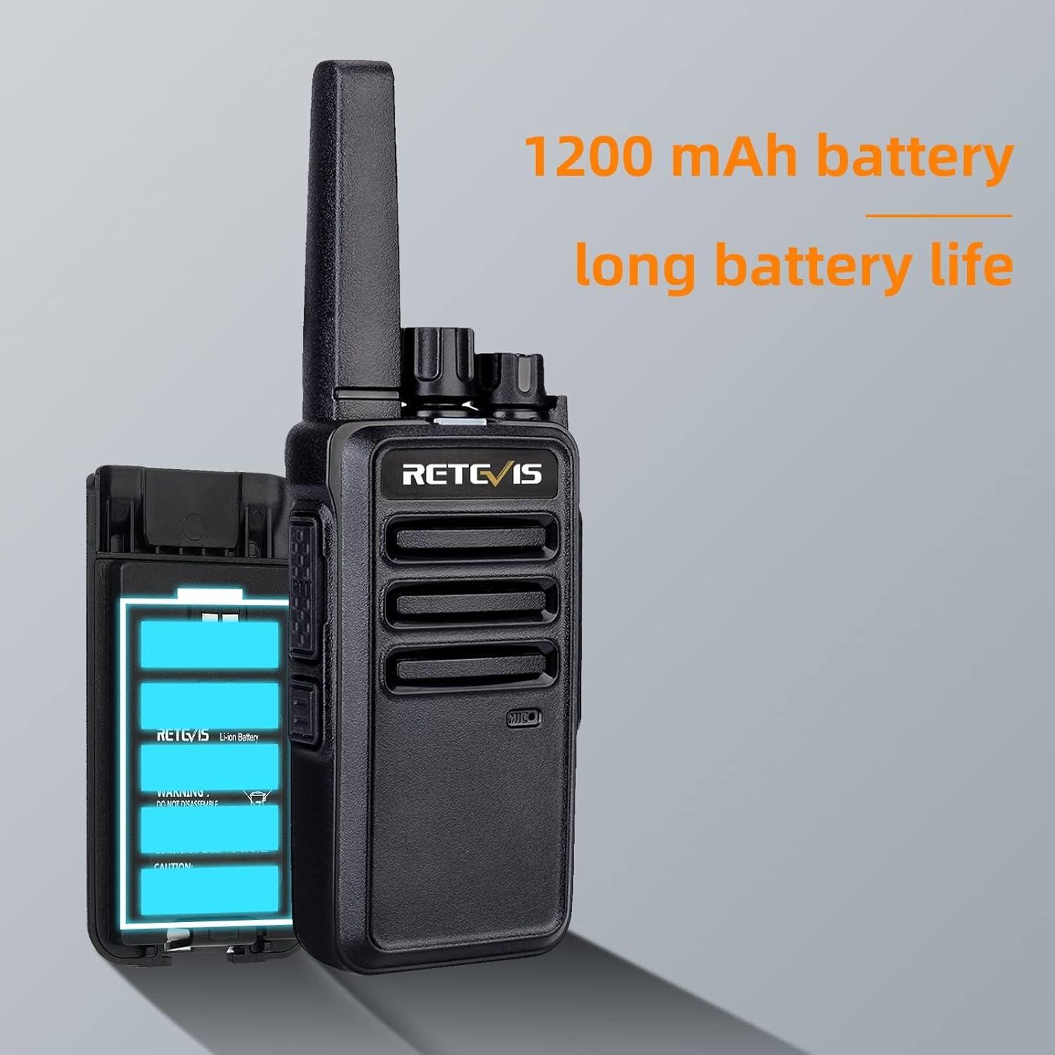 Walkie Talkies Retevis RT68 Recargables FRS 2 Paquete