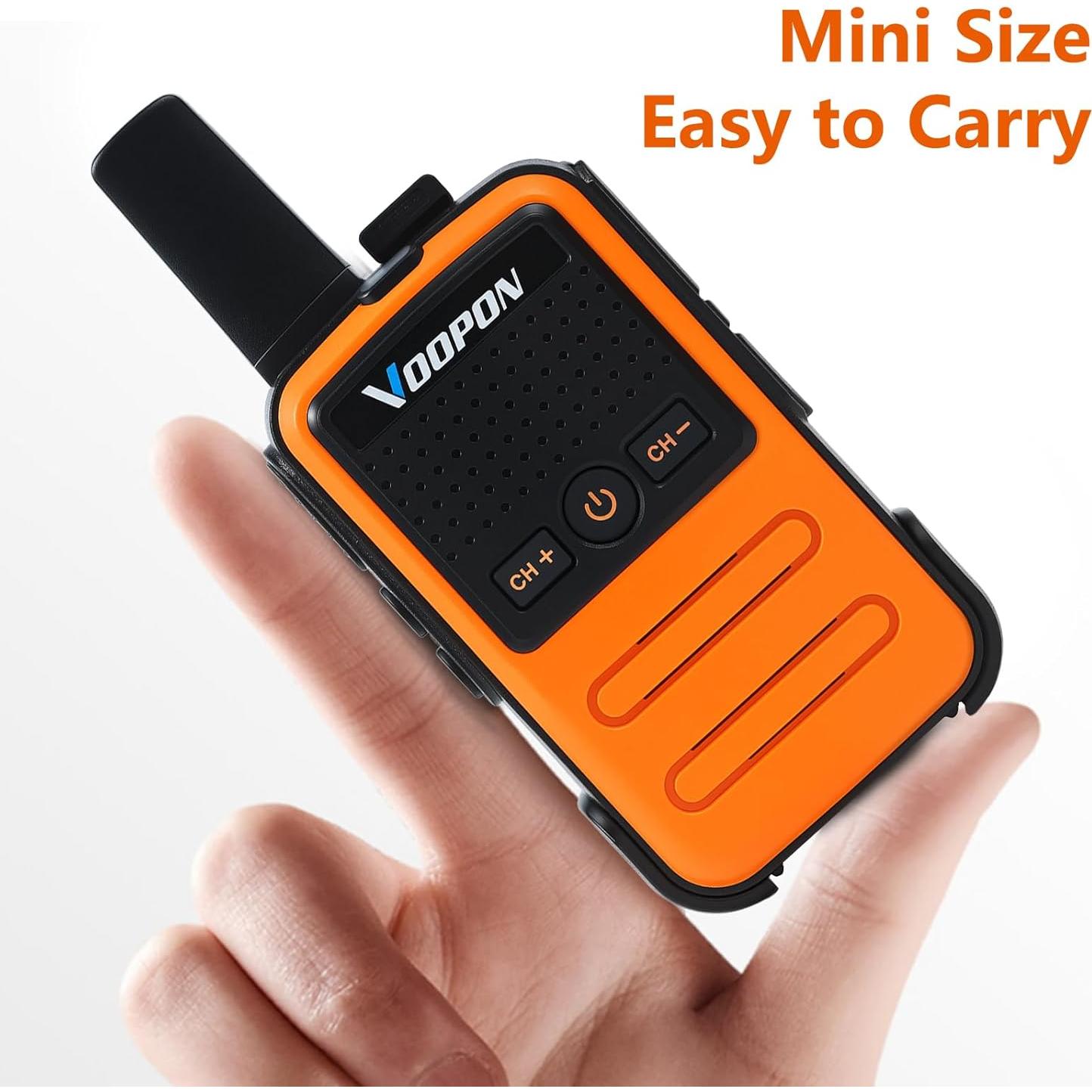 Walkie Talkies Voopon C56TB Recargables 2 Unidades Largo Alcance