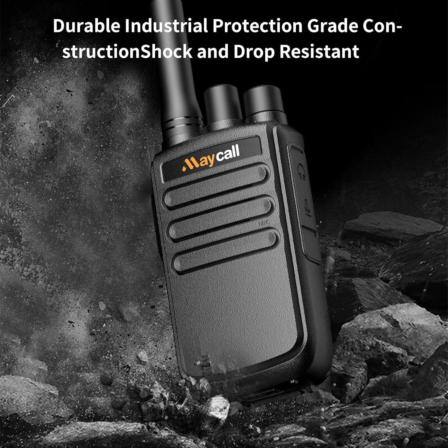 Walkie Talkies Maycall MC-558 Paquete de 6 con Auriculares