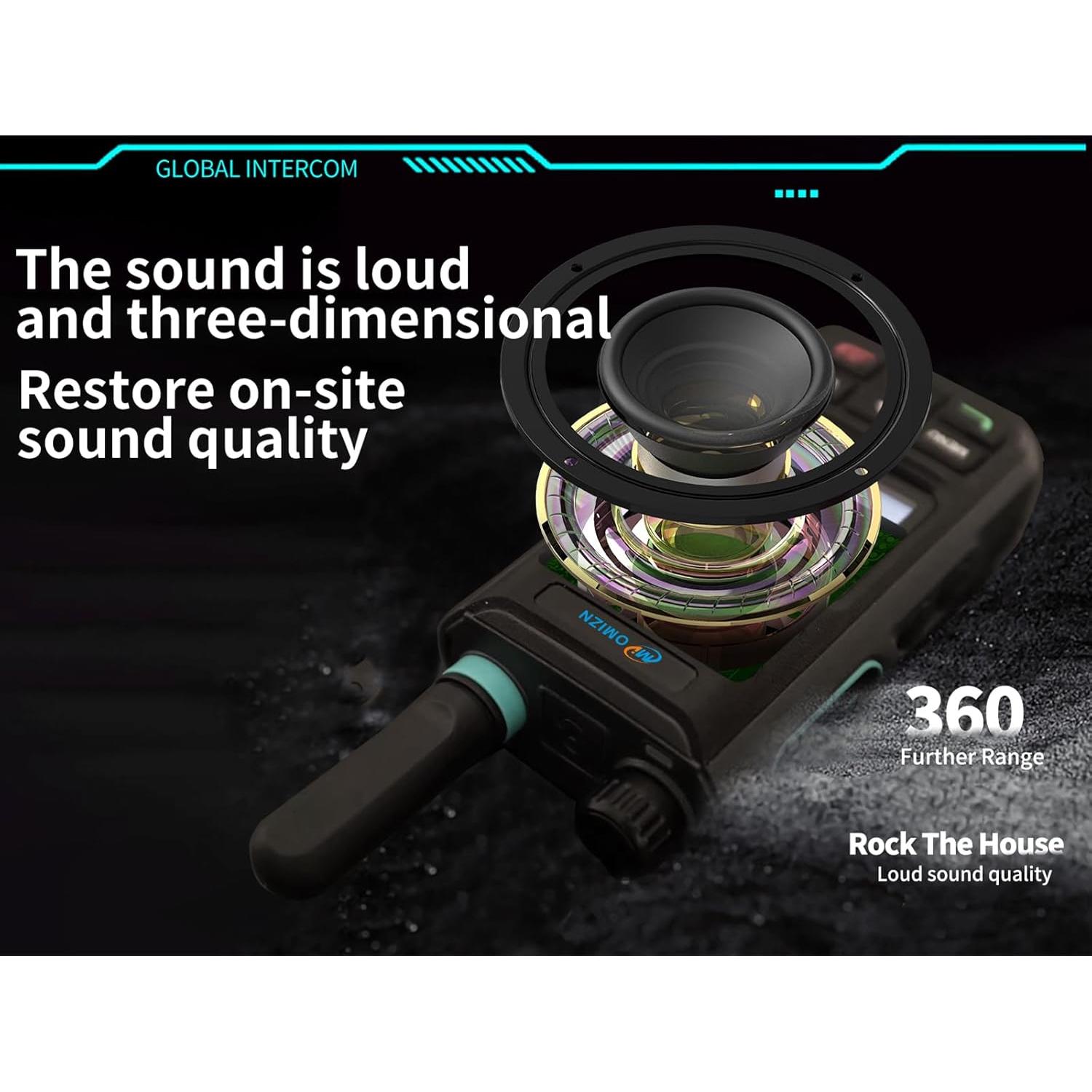 Walkie Talkie Android 4G OMIZN A3 con GPS y Zello