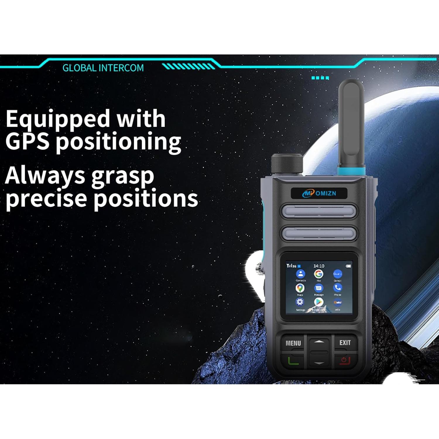 Walkie Talkie Android 4G OMIZN A3 con GPS y Zello