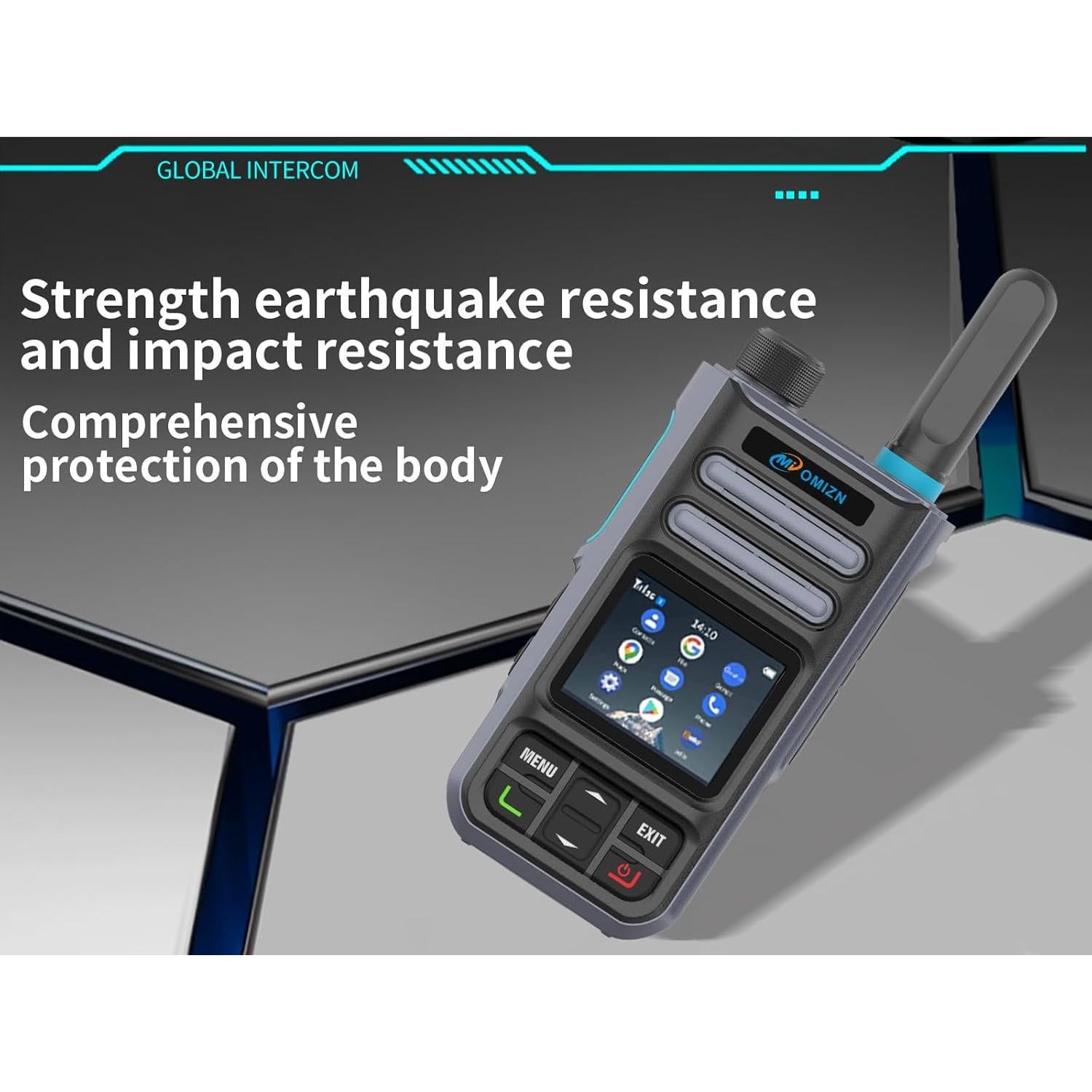 Walkie Talkie Android 4G OMIZN A3 con GPS y Zello