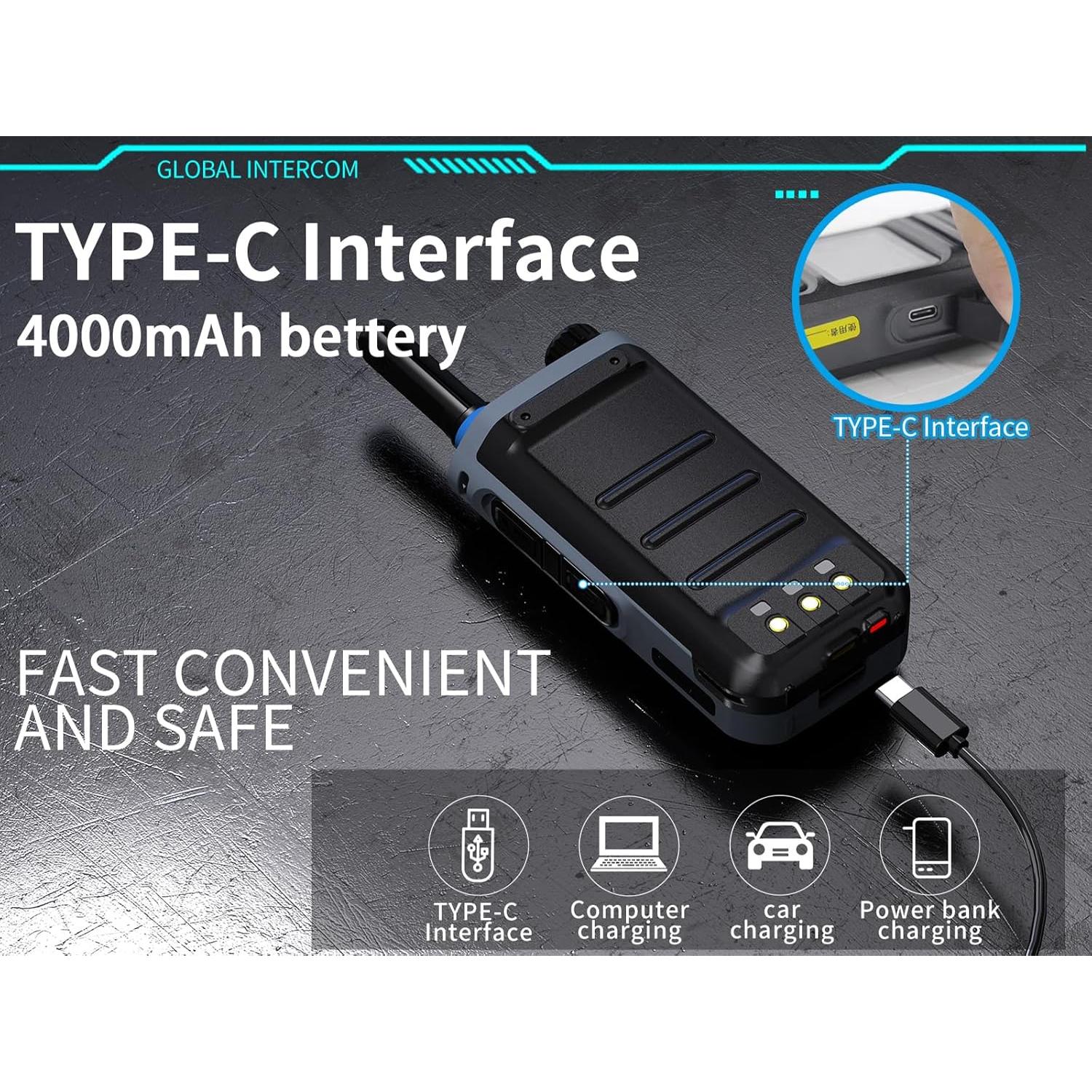 Walkie Talkie Android 4G OMIZN A3 con GPS y Zello